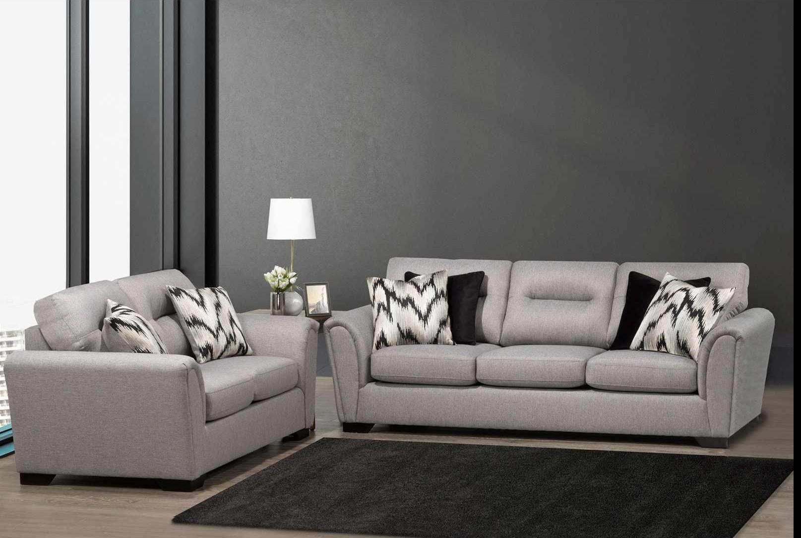 Canadian Made Zesus Fawn Sofa Set 9559