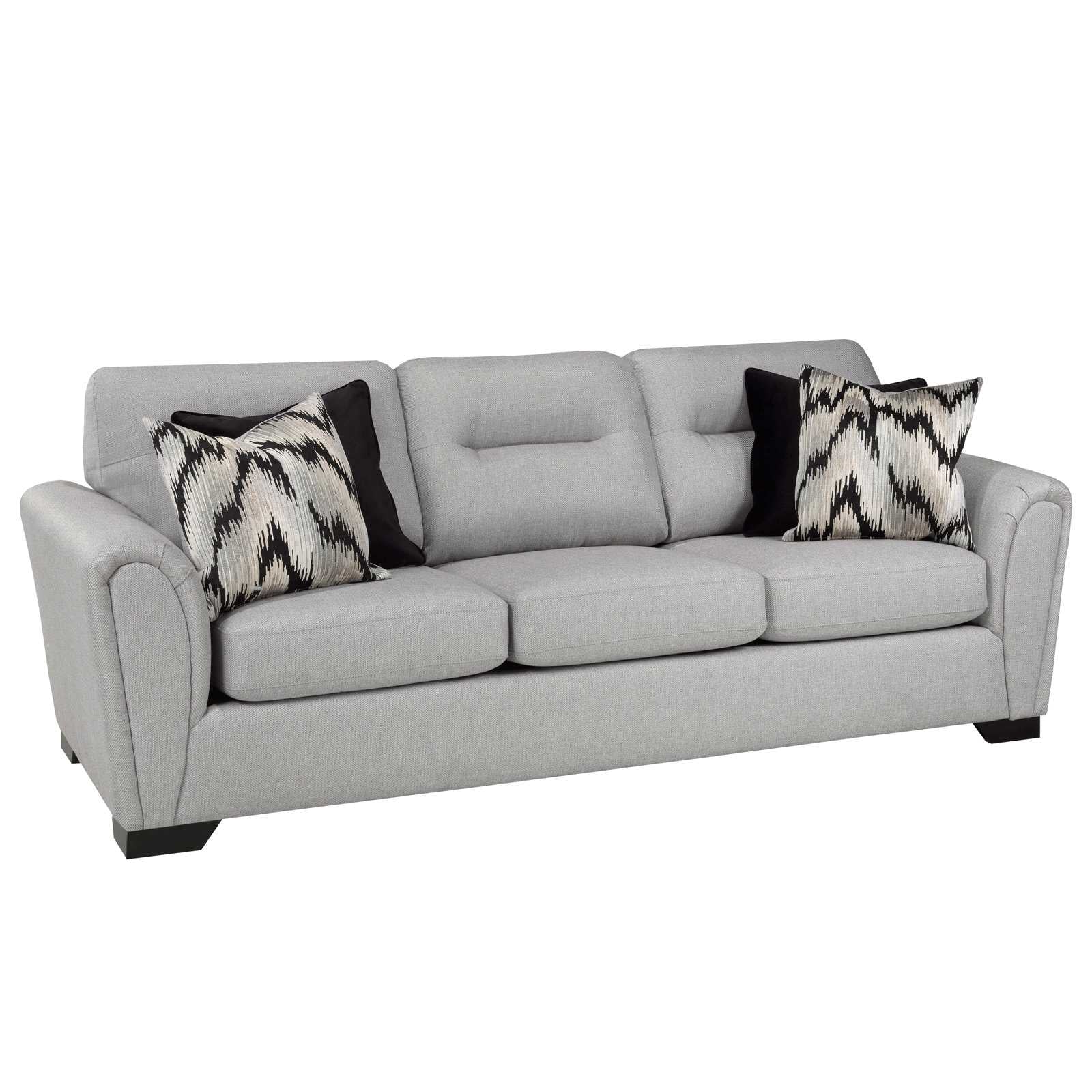 Canadian Made Zesus Silver Sofa Collection 9559