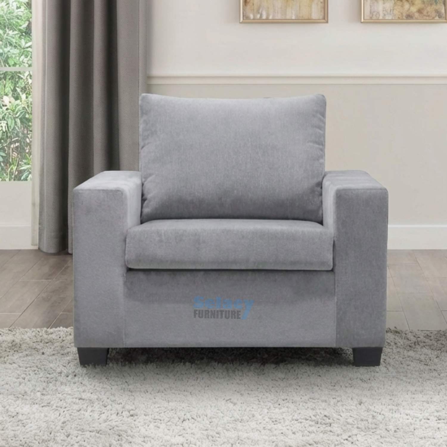 Canadian Made Fabric Sofa Set 1406