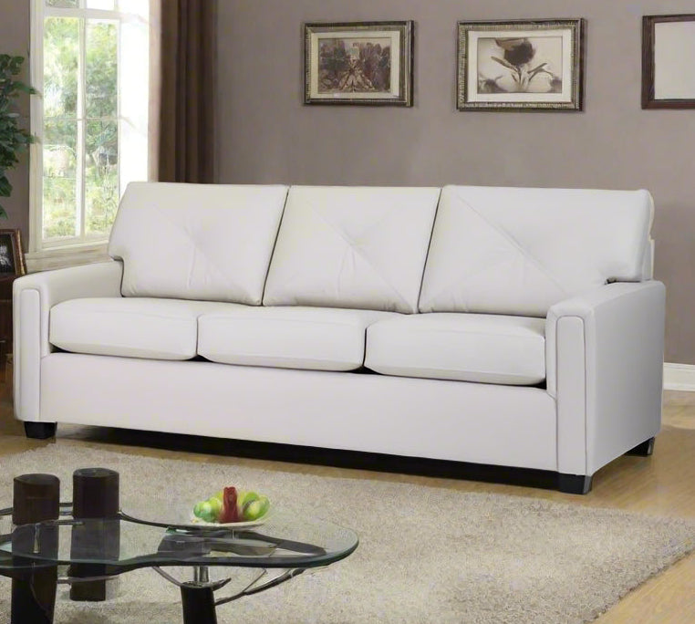 Canadian Made Genuine Leather Sofa 1650