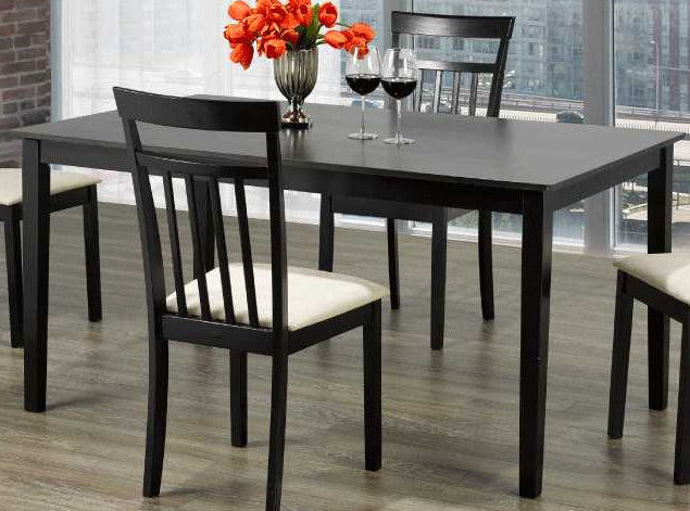 Cappuccino Finish Wooden Dining Table T 3106