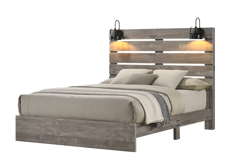 Charlotte 6PC Bedroom Set Gray