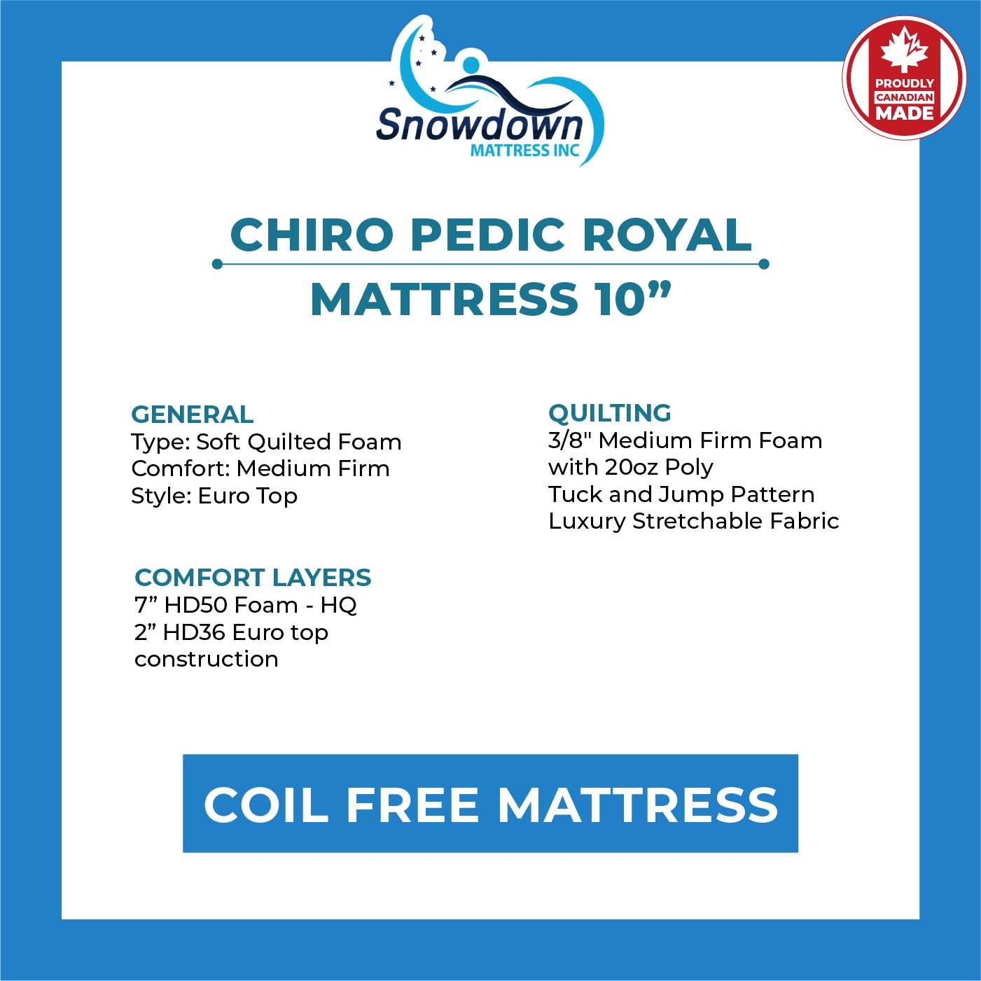 Chiro Pedic Royal Mattress