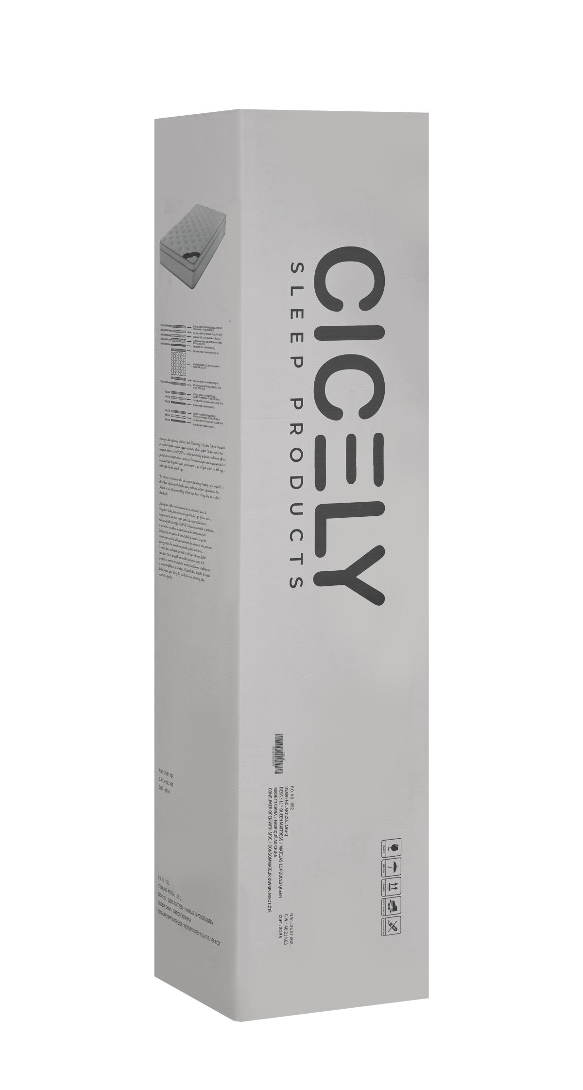 Cicely Sleep 9" Pocket Coil Mattress 185