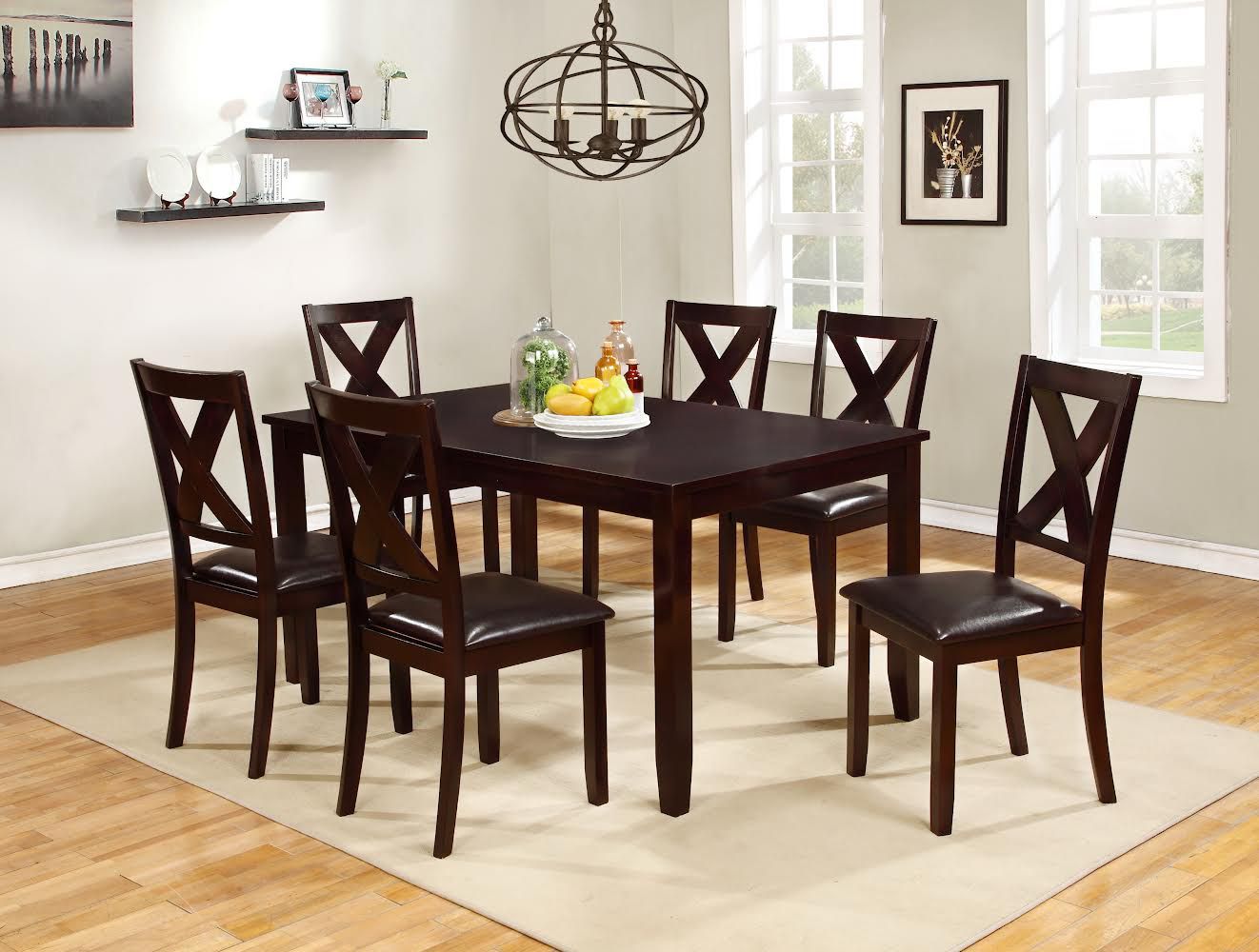 Clara 7 PC Dining Set