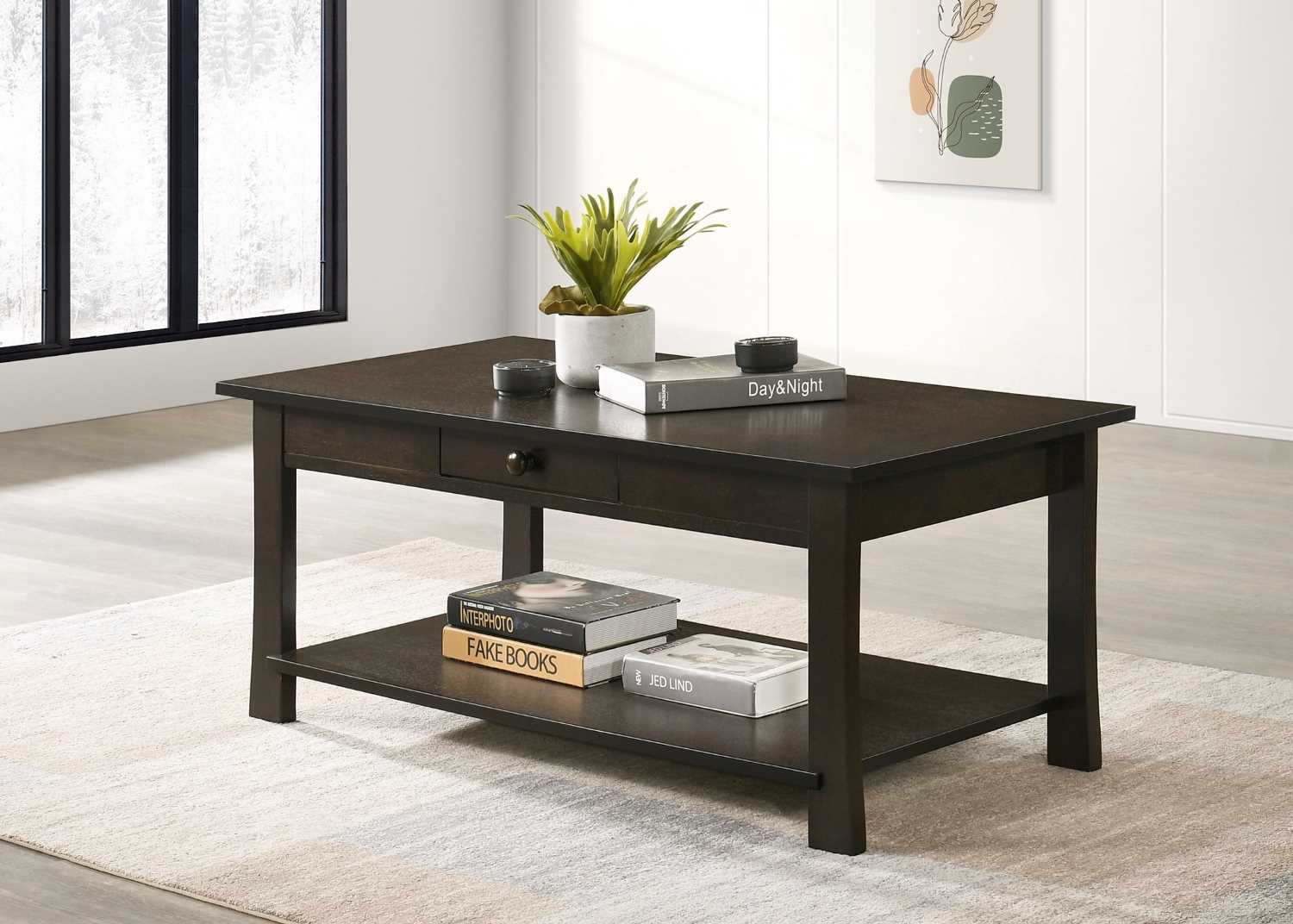 Pull out store coffee table