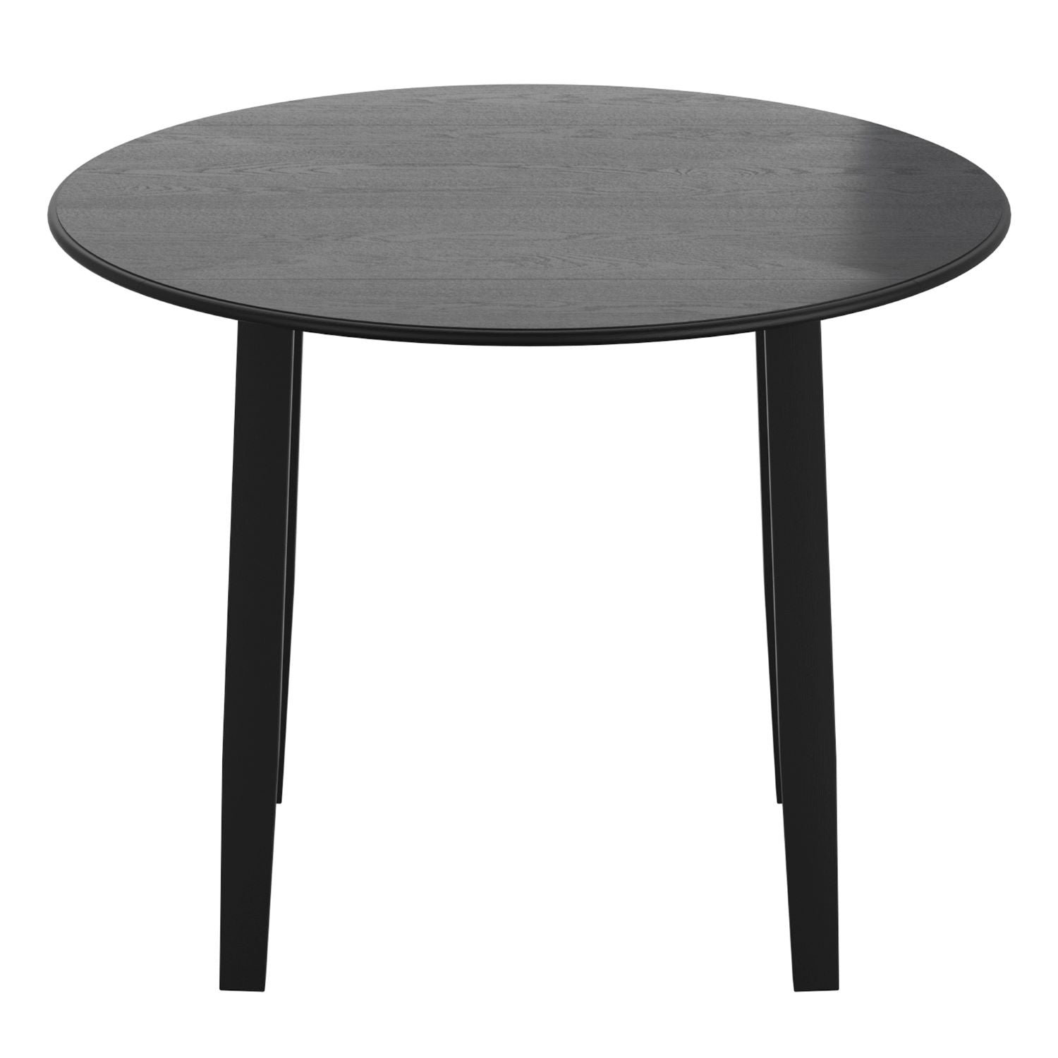 Conrad Round Wooden Dining Table in Black 201-863BLK