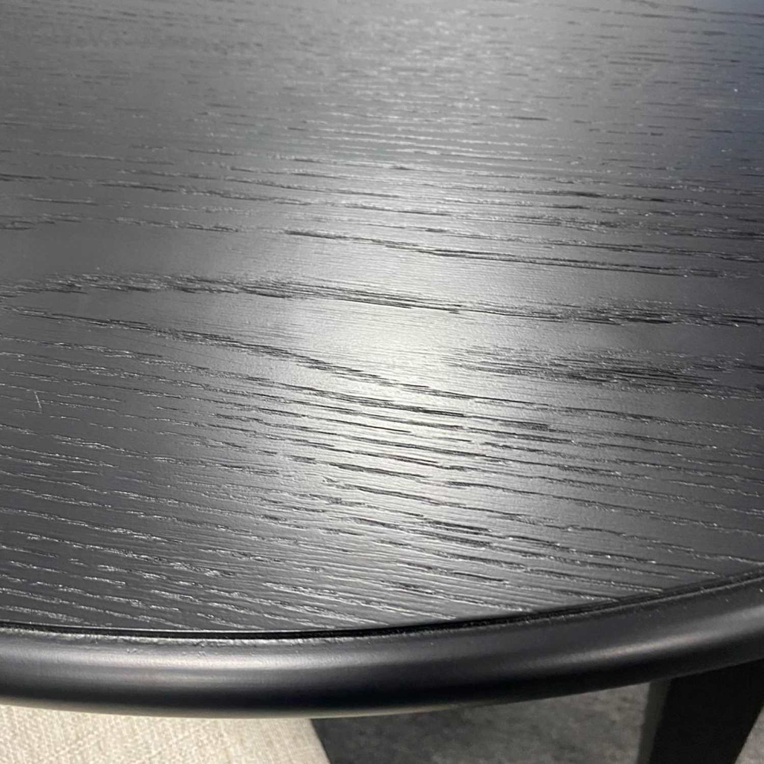 Conrad Round Wooden Dining Table in Black 201-863BLK
