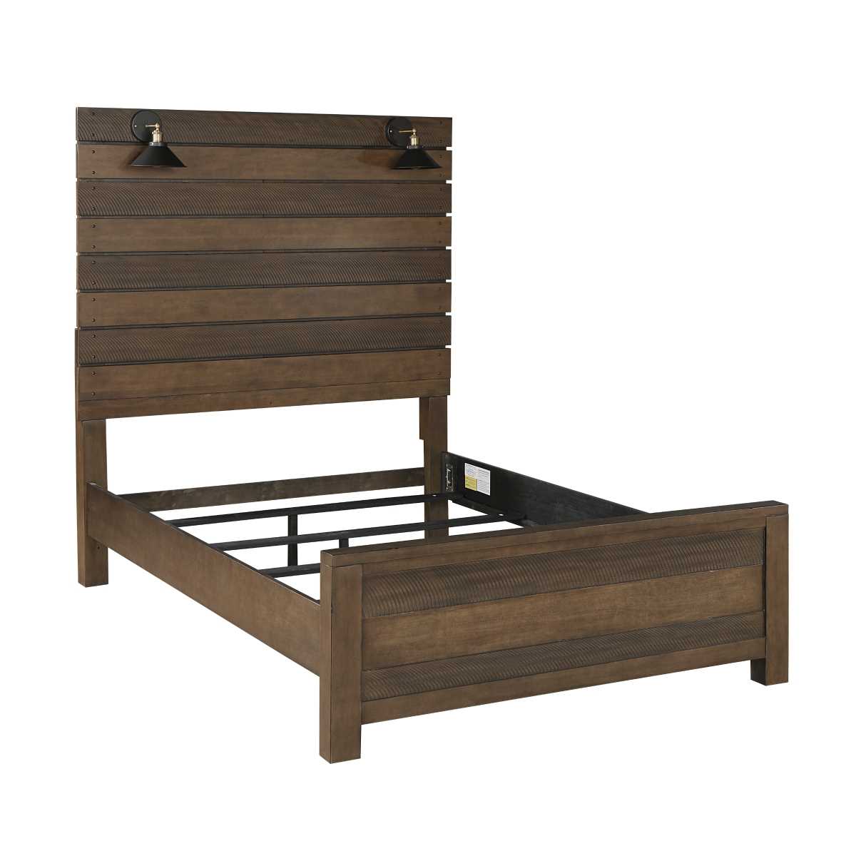 Conway Wooden Bedroom Set 1497 Brown