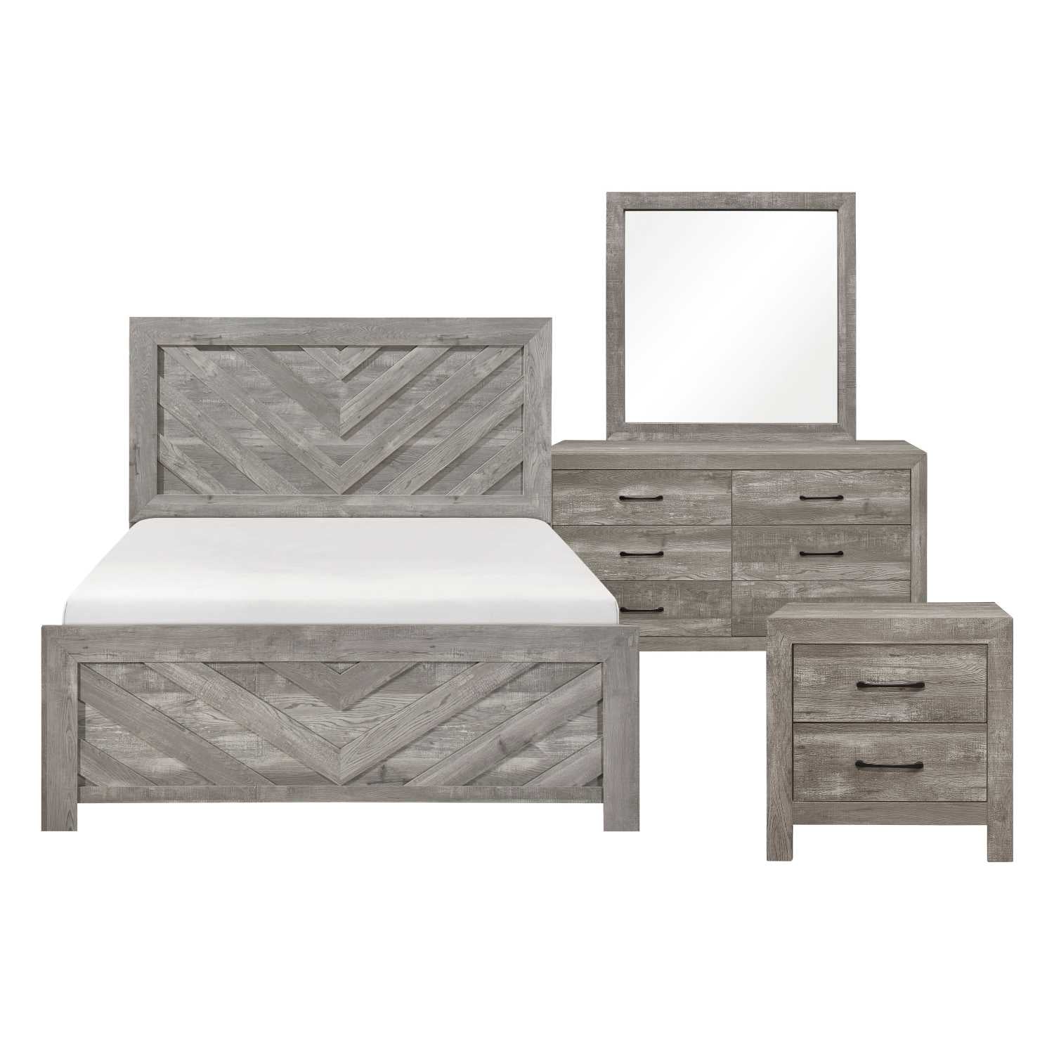 Corbin 6PC Bedroom Set Grey 1534NP