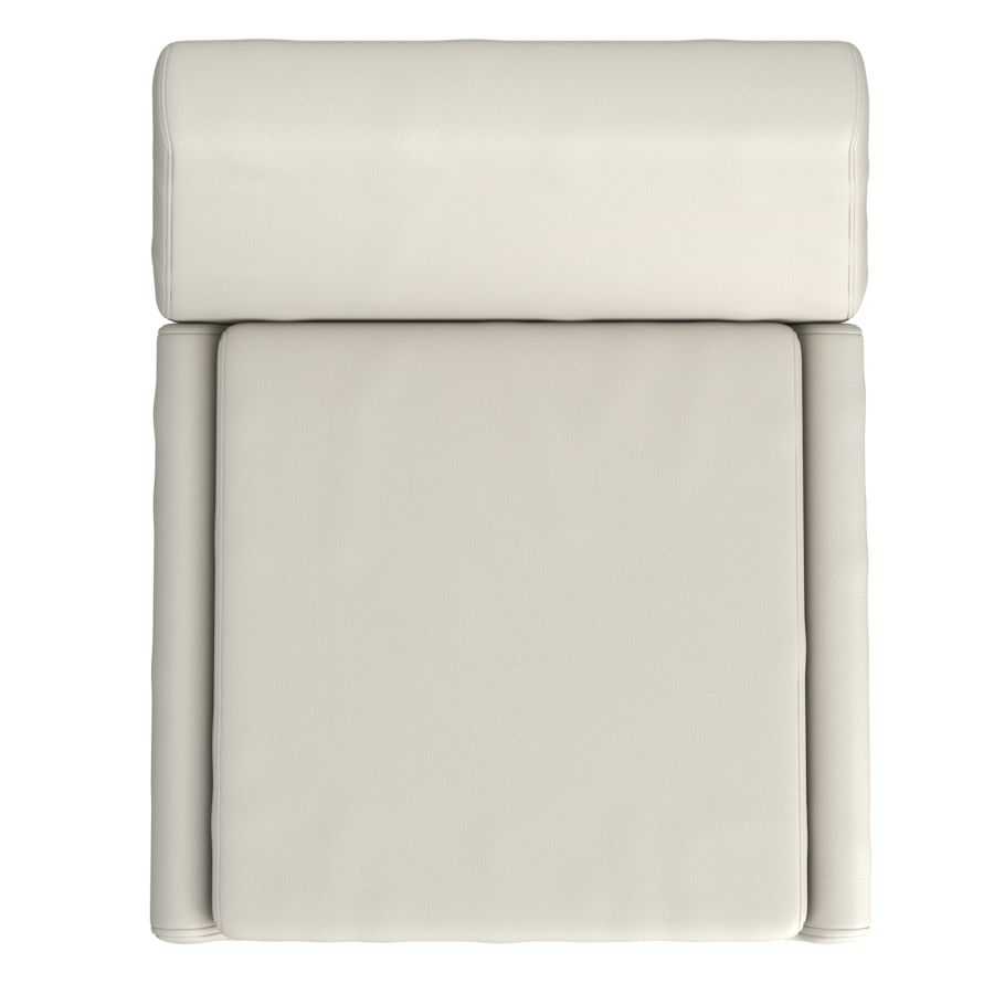 Cortez Dining Chair, Set of 2, in Beige Faux Leather and Black 202-081