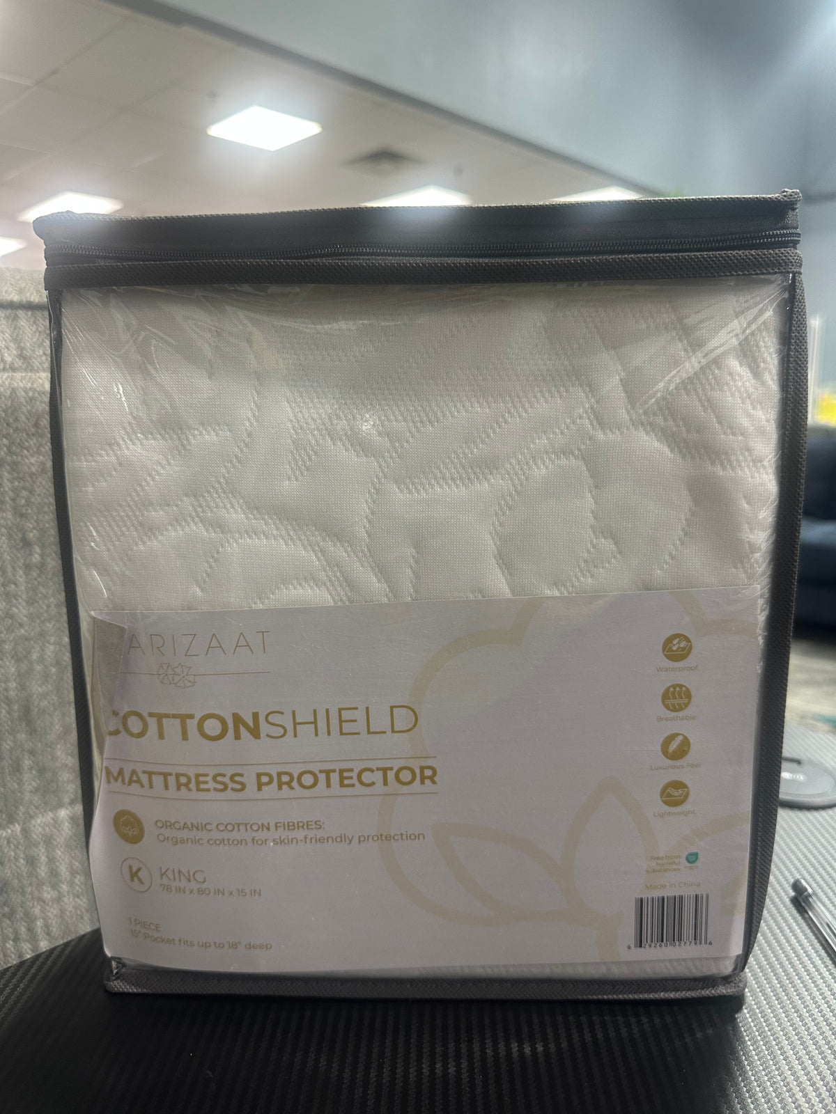 Cotton Waterproof Mattress Protector PZ-MPCOT