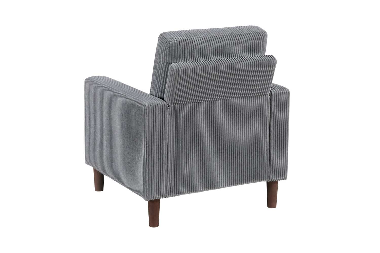 Crandall Grey Corduroy Fabric Sofa Set 9520