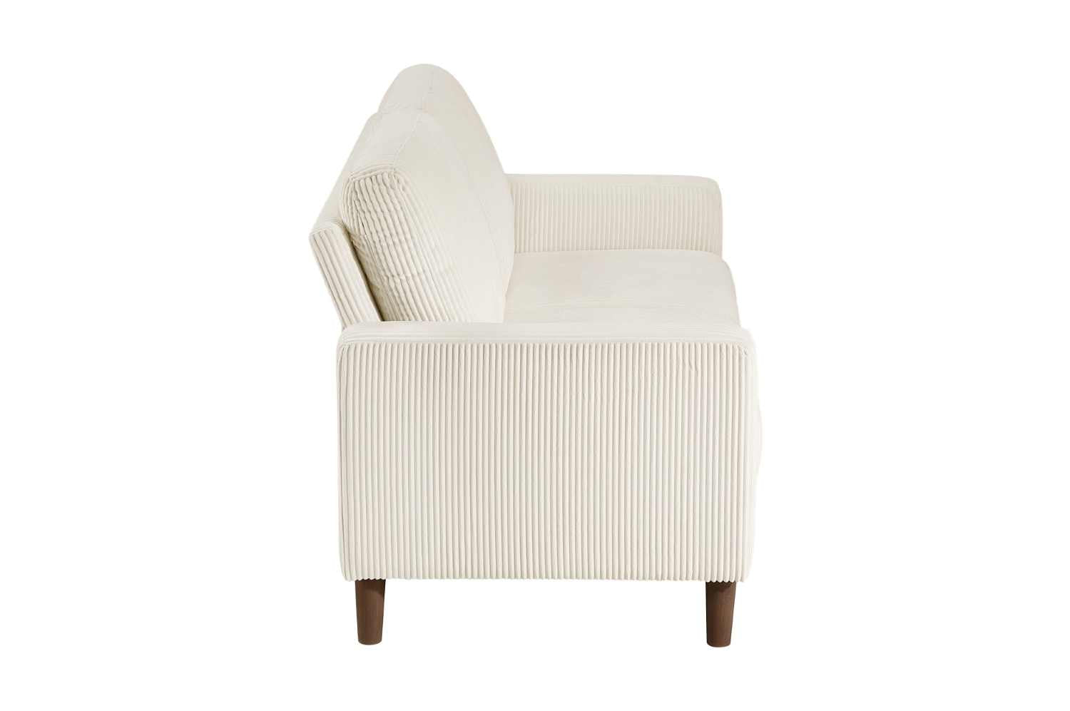 Crandall Taupe Corduroy Fabric Sofa Set 9520