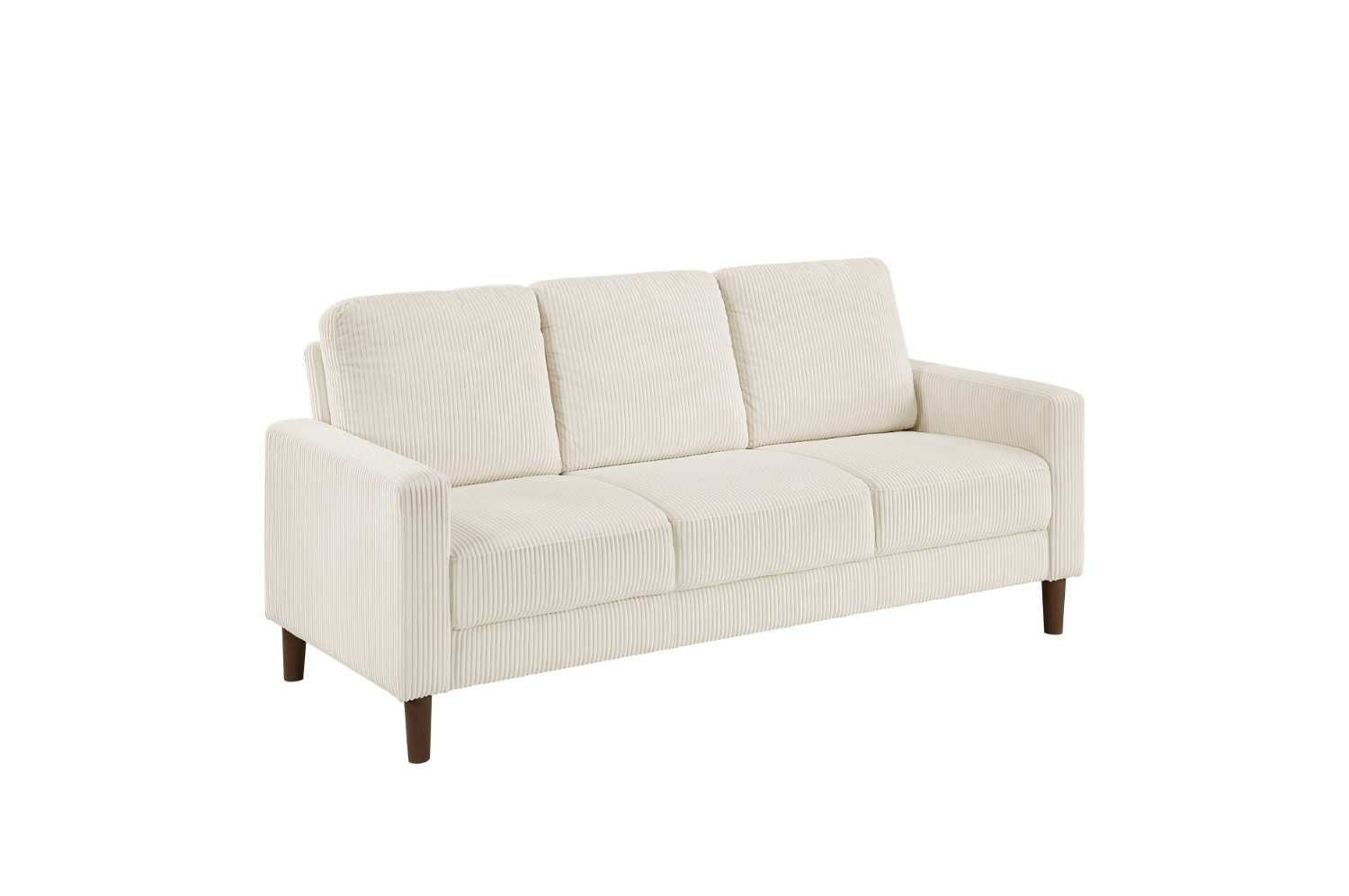 Crandall Taupe Corduroy Fabric Sofa Set 9520