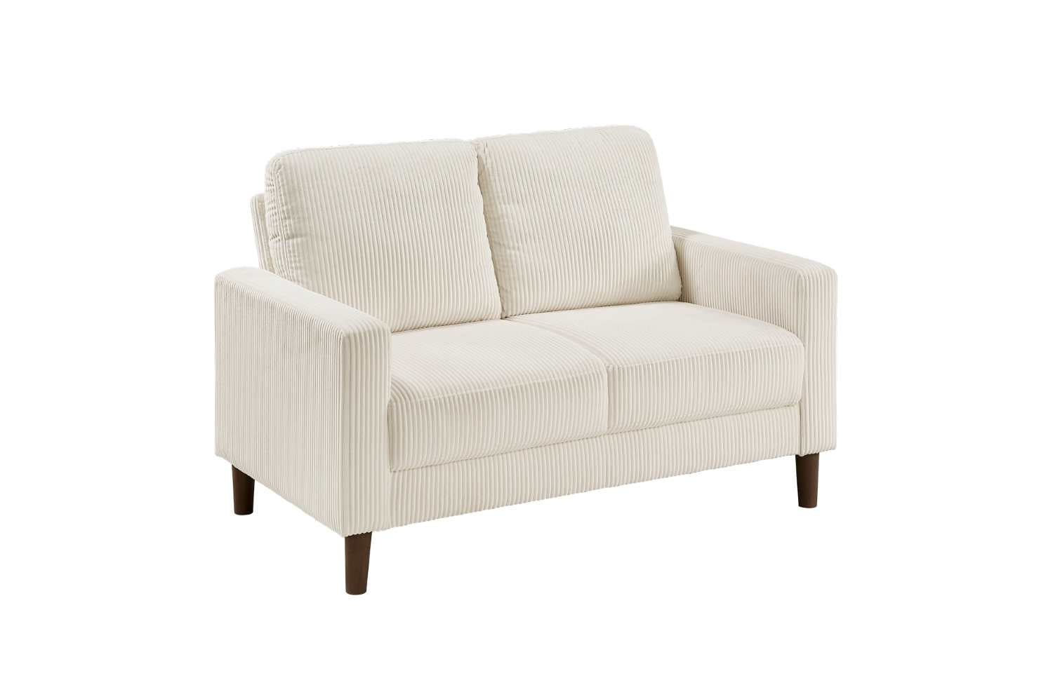 Crandall Taupe Corduroy Fabric Sofa Set 9520