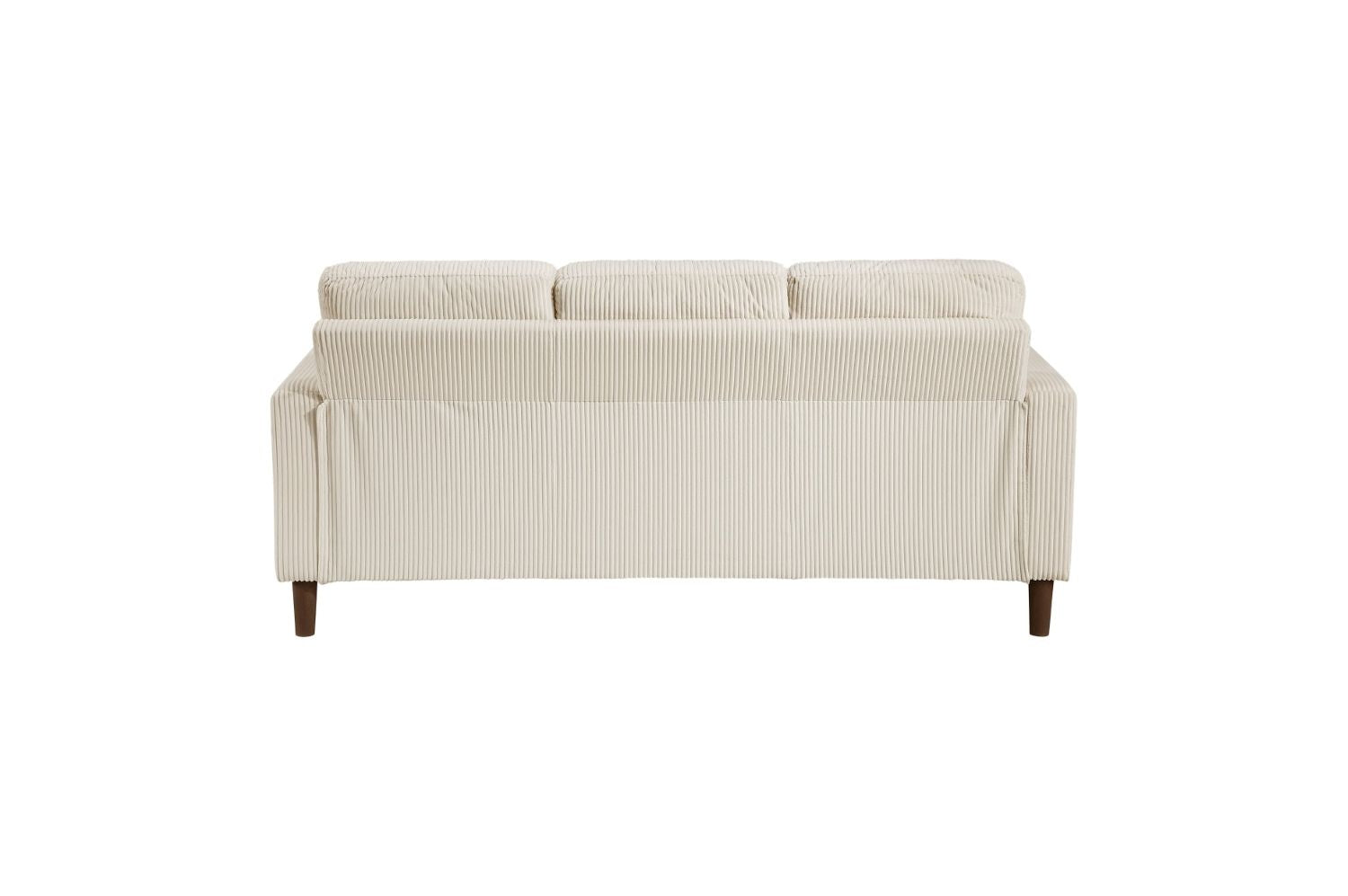 Crandall Taupe Corduroy Fabric Sofa Set 9520