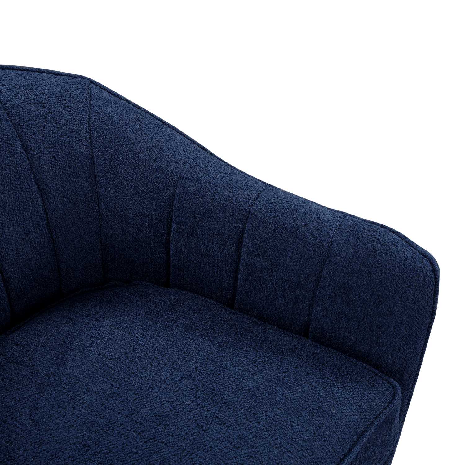 Cutler Blue Fabric Accent Chair 1081