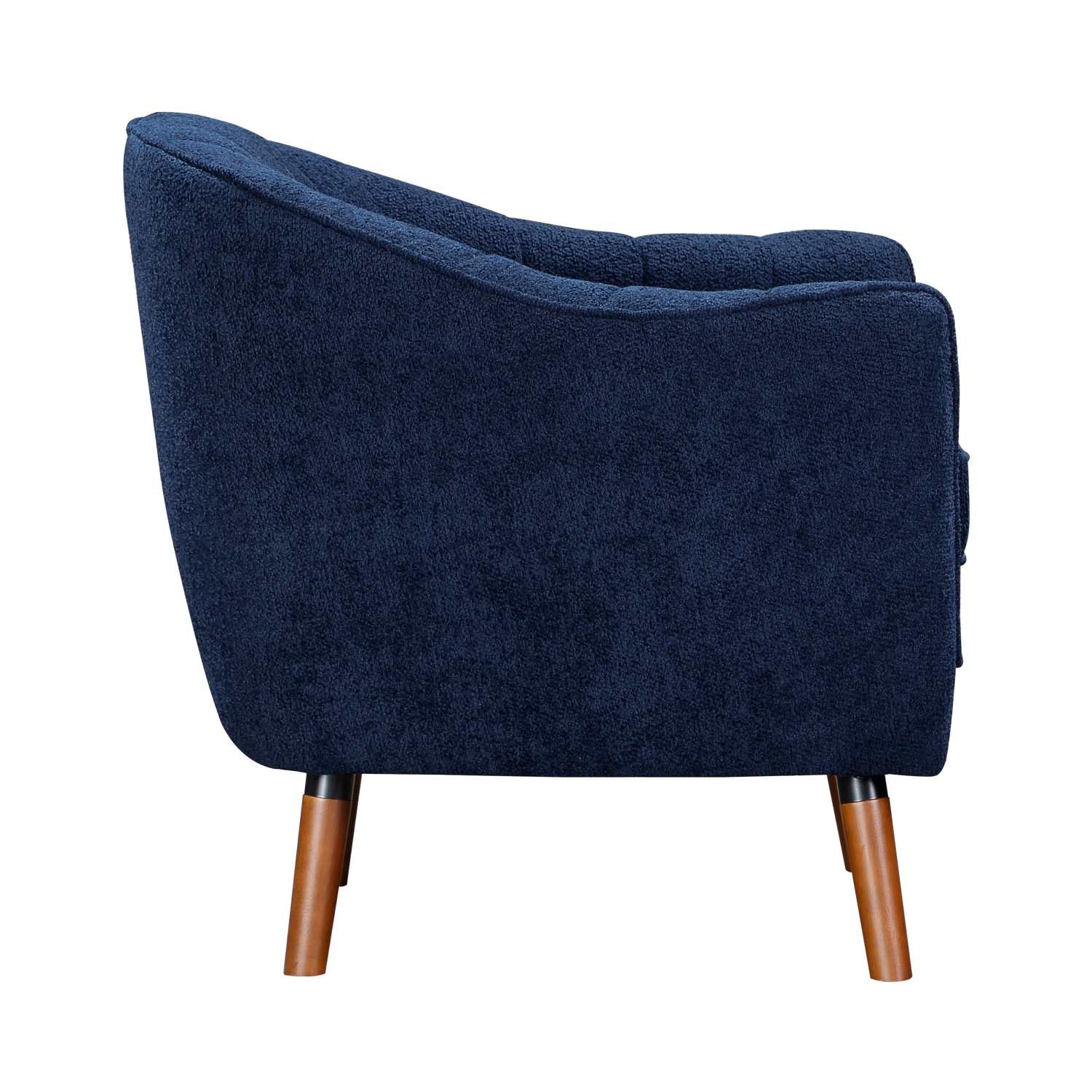 Cutler Blue Fabric Accent Chair 1081