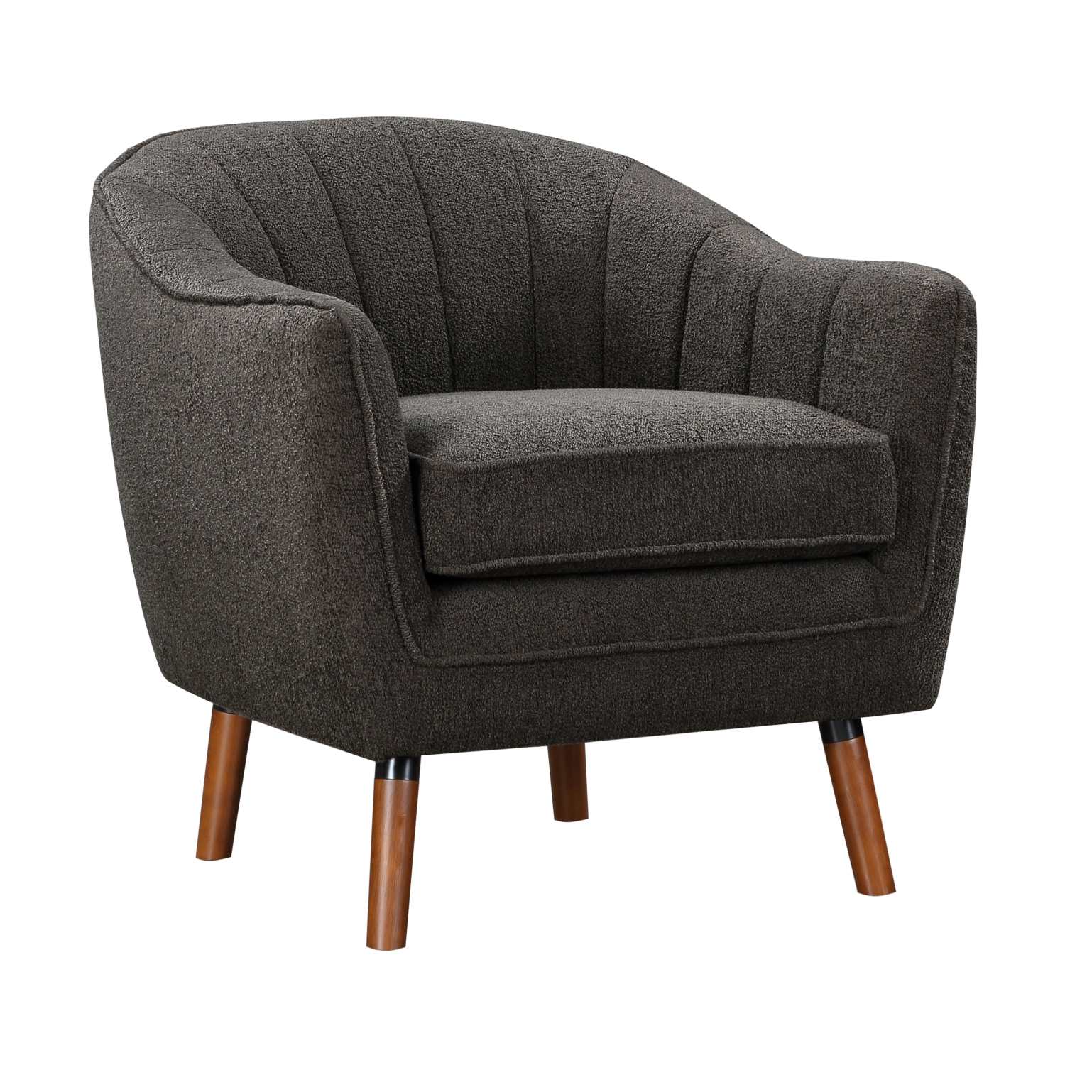 Cutler Charcoal Fabric Accent Chair 1081
