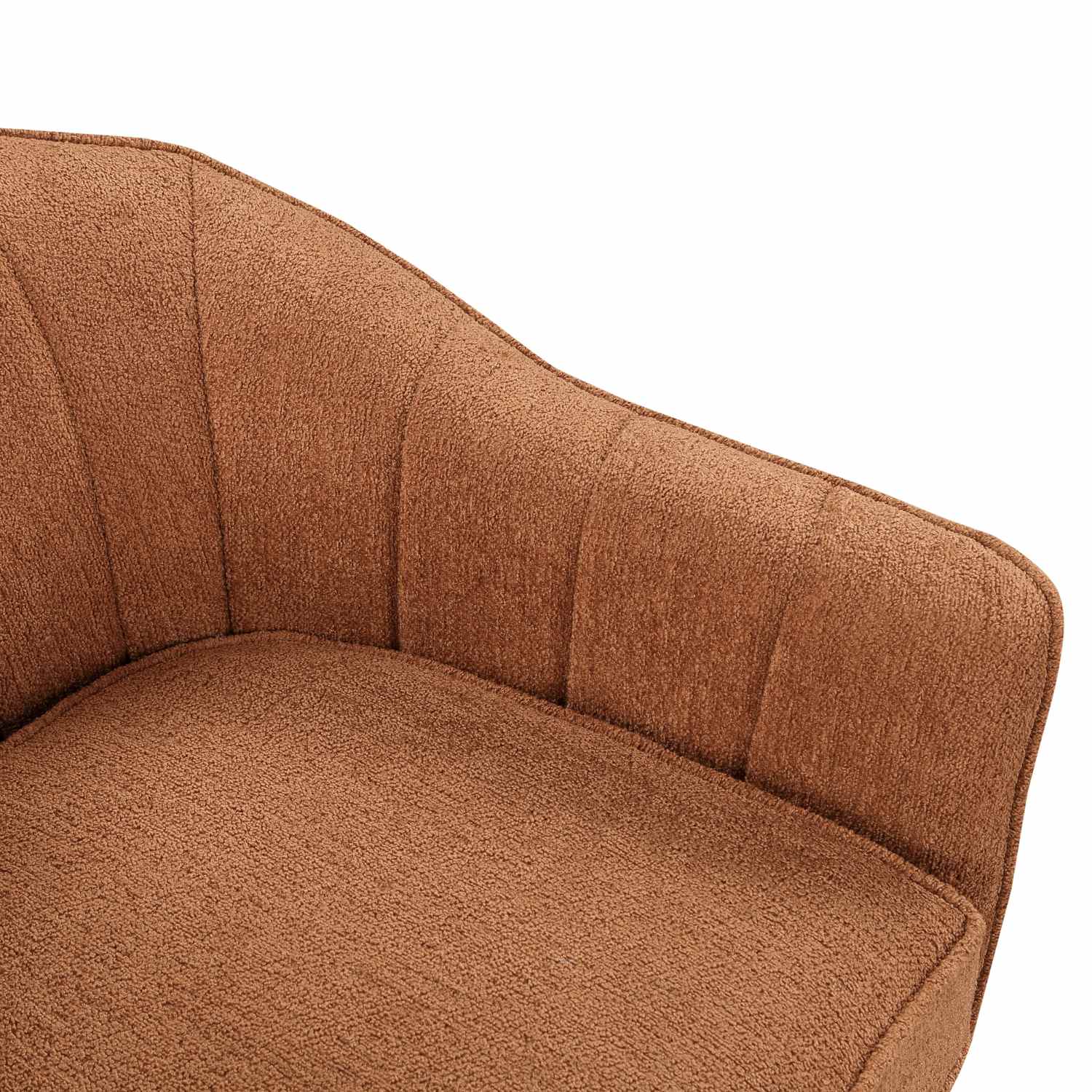 Cutler Rust Fabric Accent Chair 1081