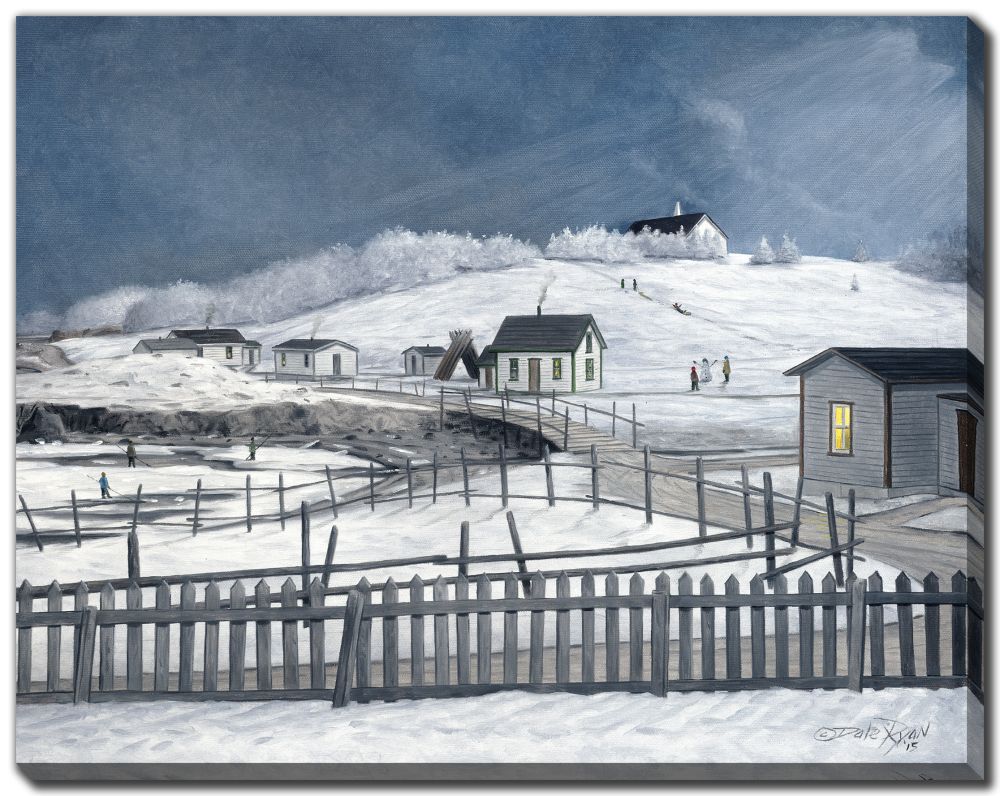 Winter Evening Canvas Custom Order