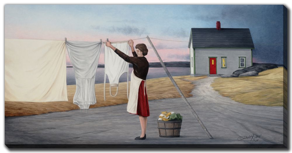 Hanging Clothes Canvas Custom Order