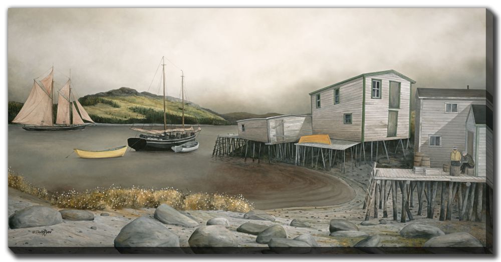 In Grandfathers Day Canvas Custom Order