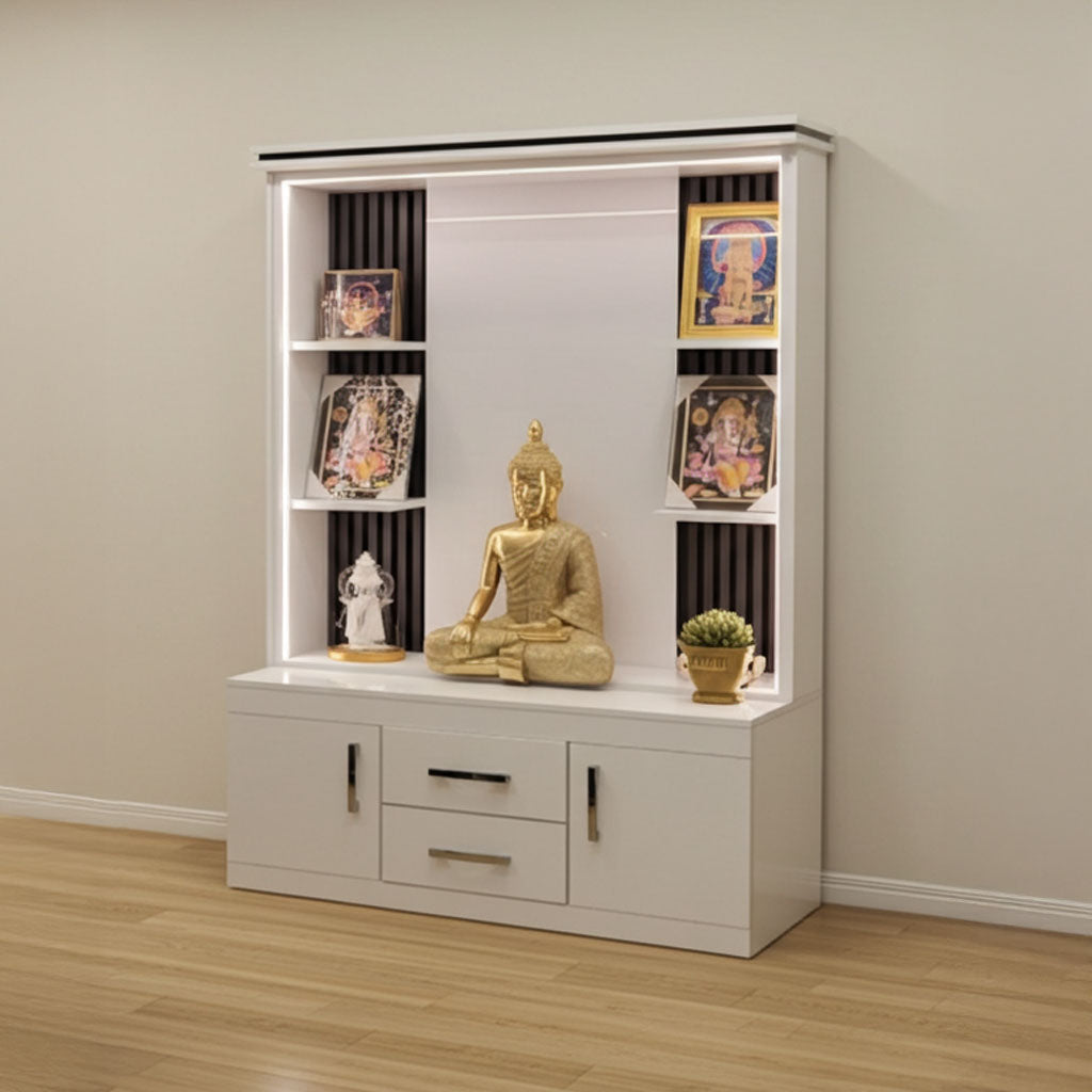 Durga Canadian Made High Gloss Pooja Mandir