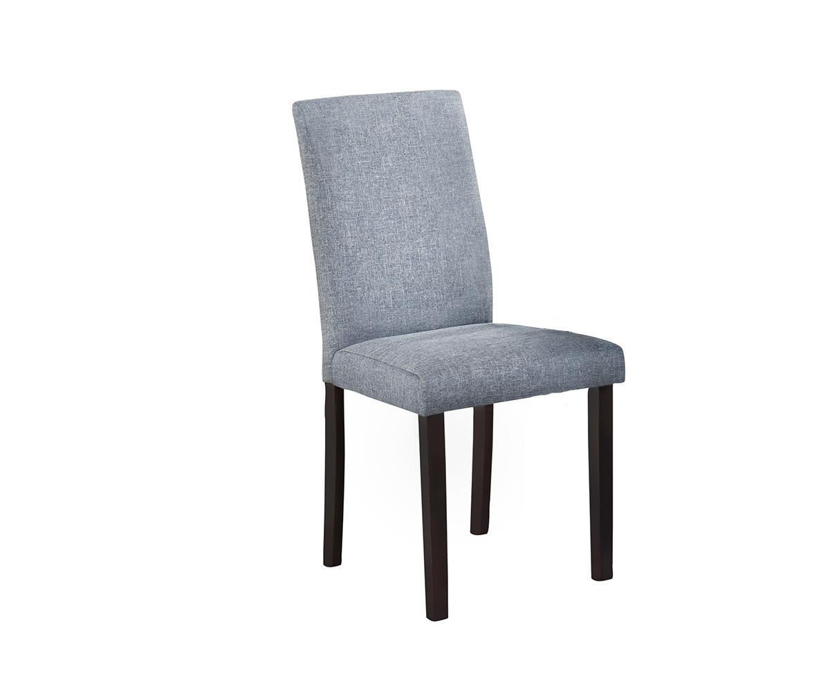 Dawn Fabric Dining Chair Gray Set Of 2 C7006
