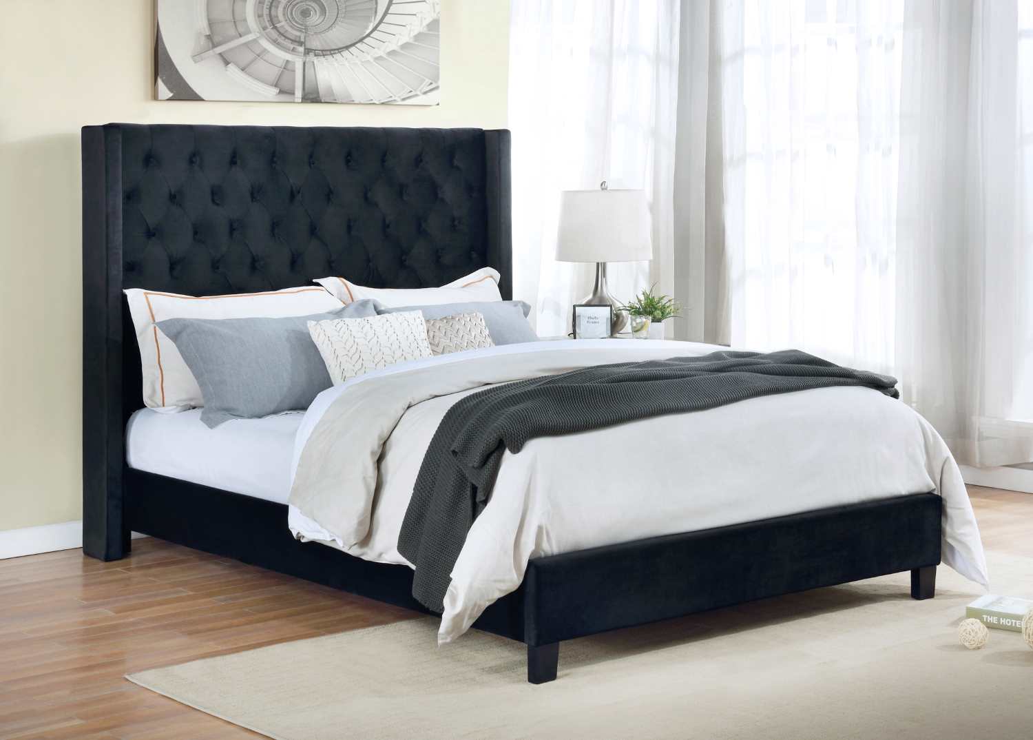 Deirdre Platform Bed Black 1992