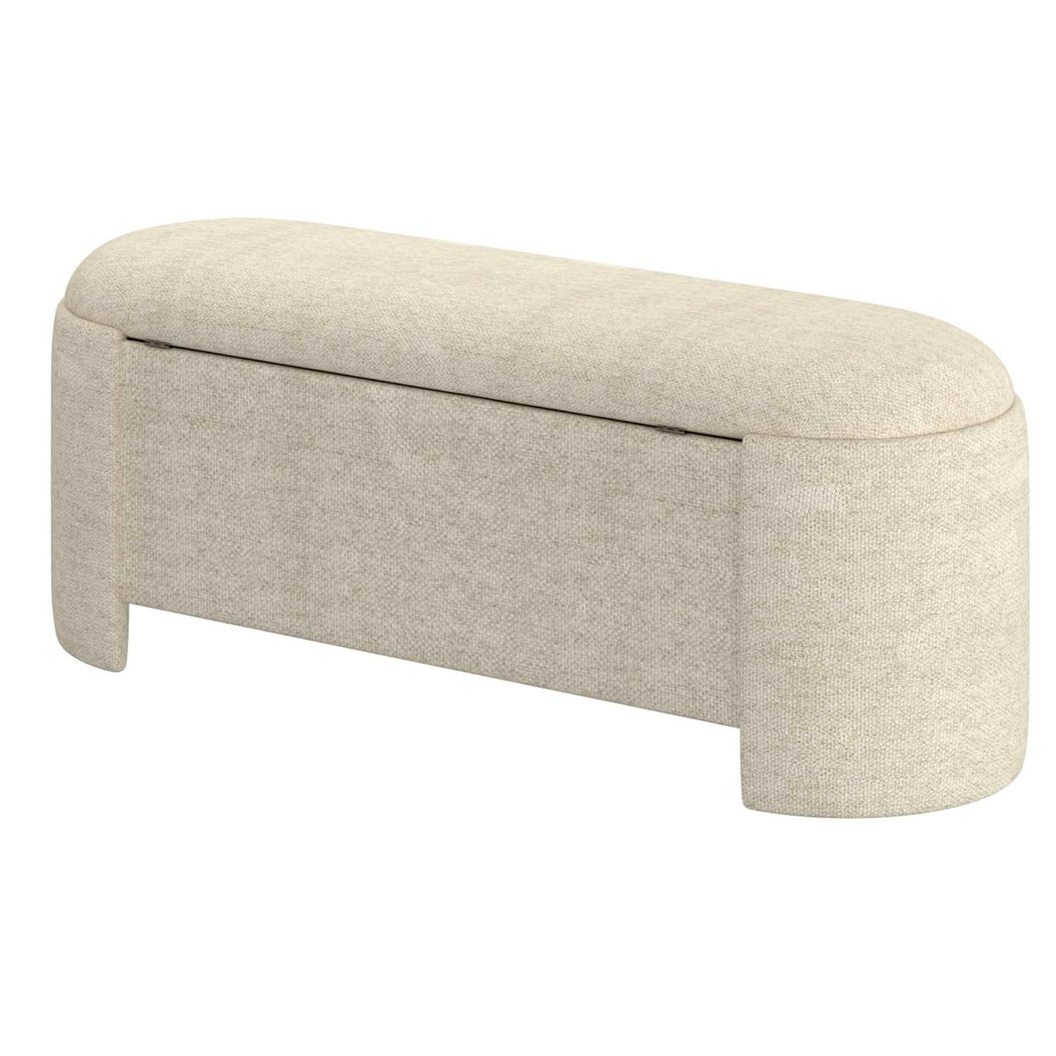 Dephne Storage Ottoman in Beige 402-903BG
