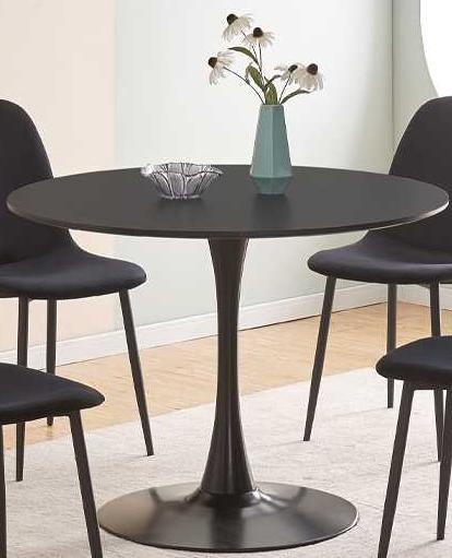 Black Round Dining Table T 3810