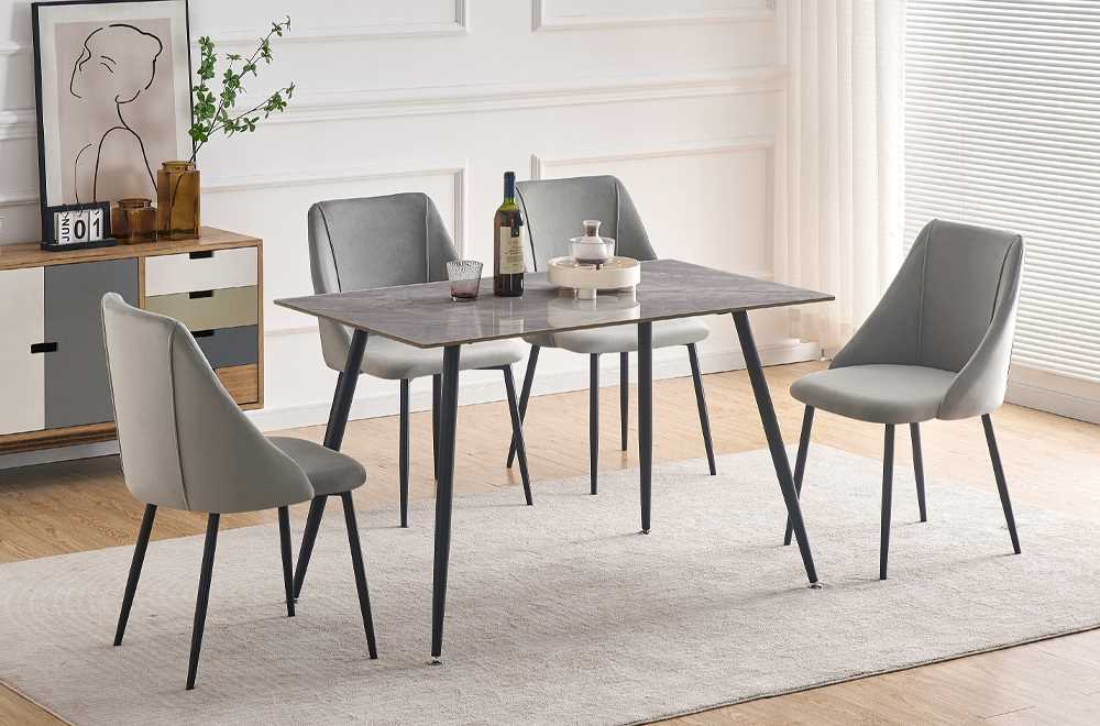 Sintered Stone Dining Set Grey T 3528 / T 212