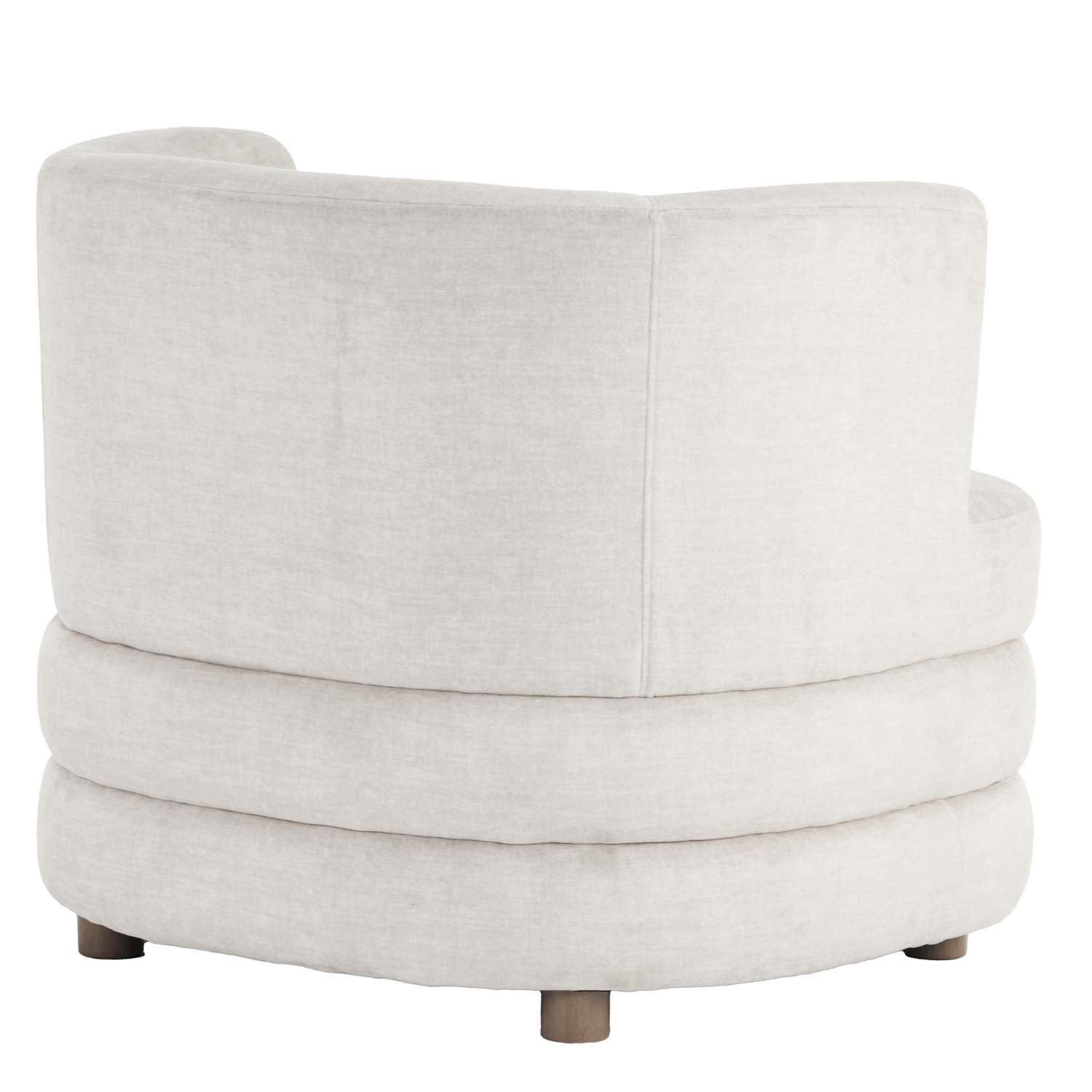 Dorian Beige Accent Chair in Velvet Fabric 403-061BEG