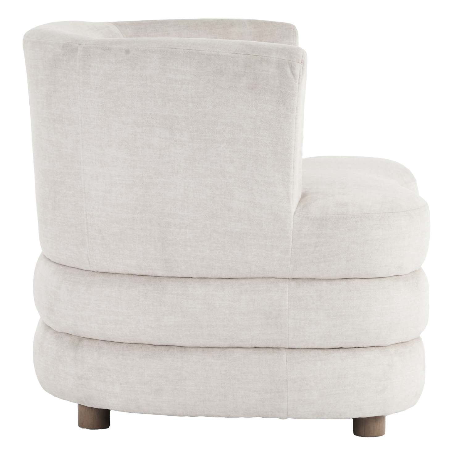 Dorian Beige Accent Chair in Velvet Fabric 403-061BEG