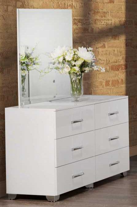 Element Canadian Made Italian Style Lacquer Dresser & Mirror