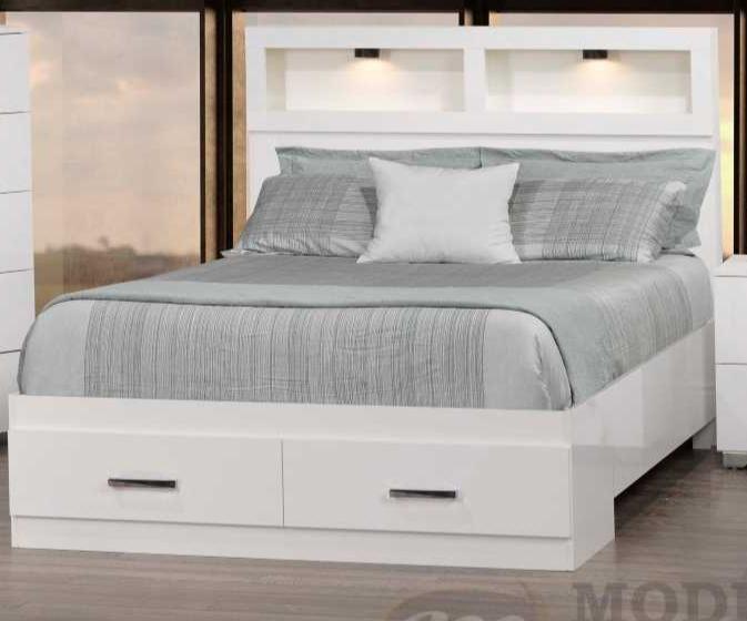 Element Canadian Made Italian Style Lacquer Bed