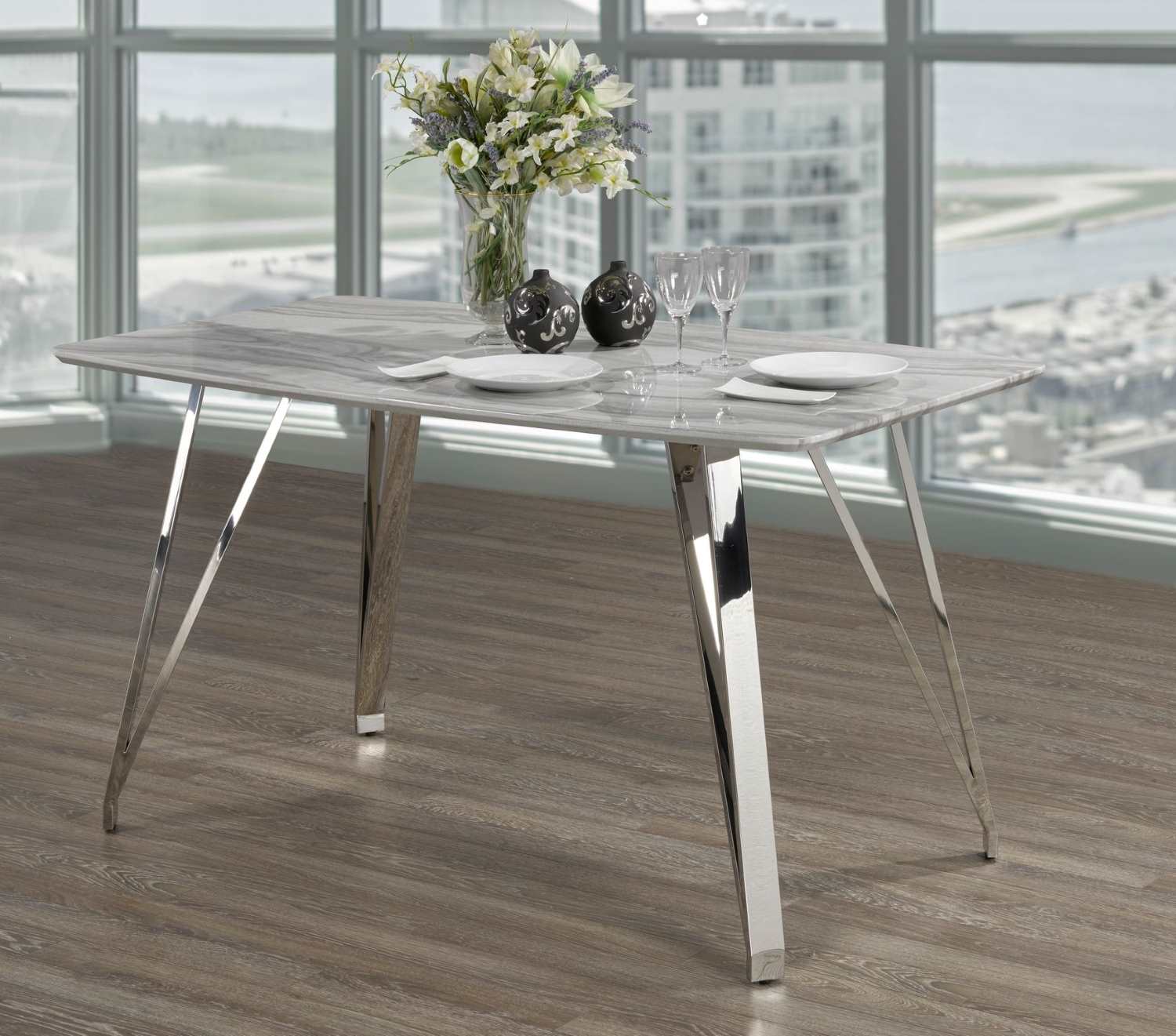 Ella/Nova Counter Height Dining Table with 4 chairs 1319/24512