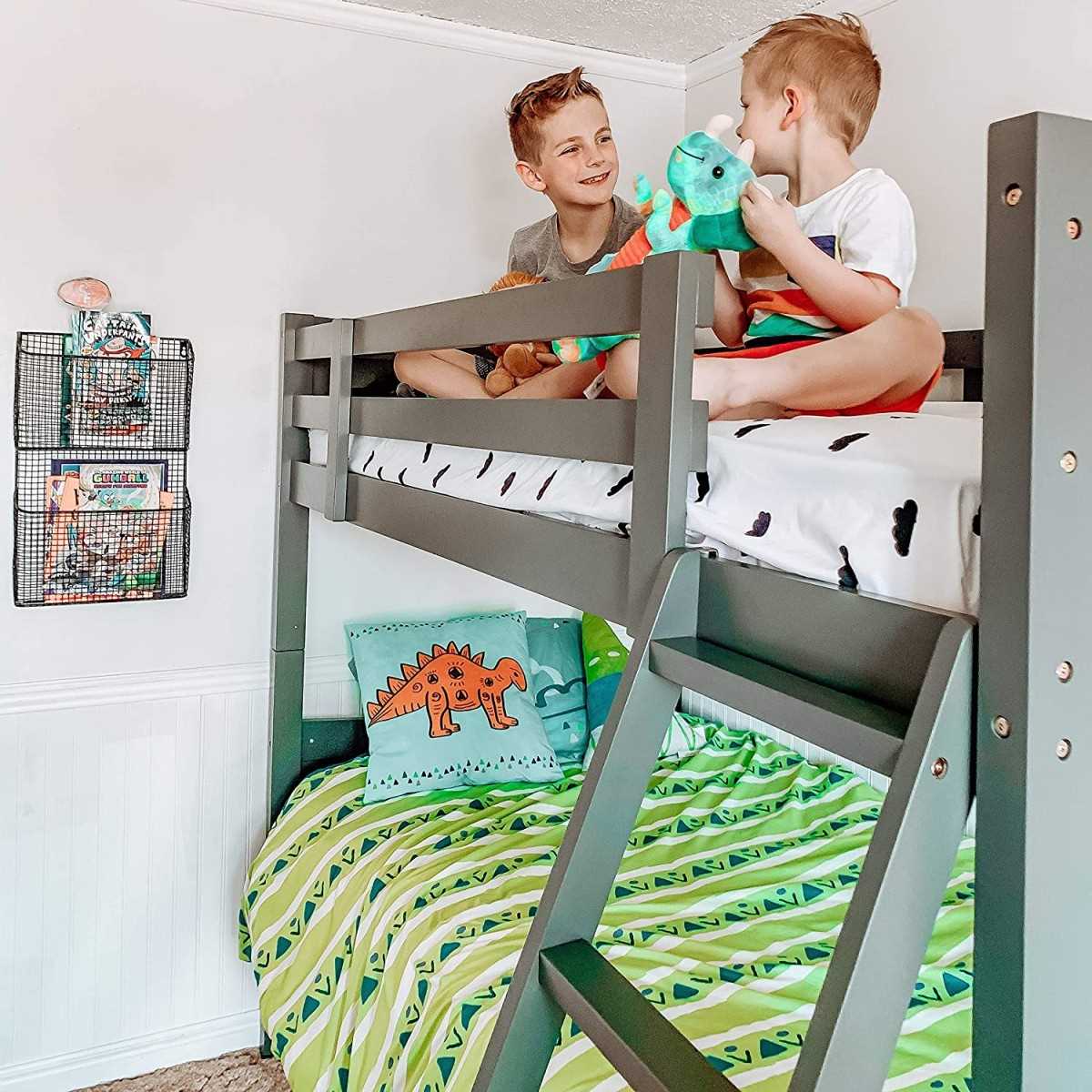 Ellis Twin/Twin Bunk Bed Grey LB535