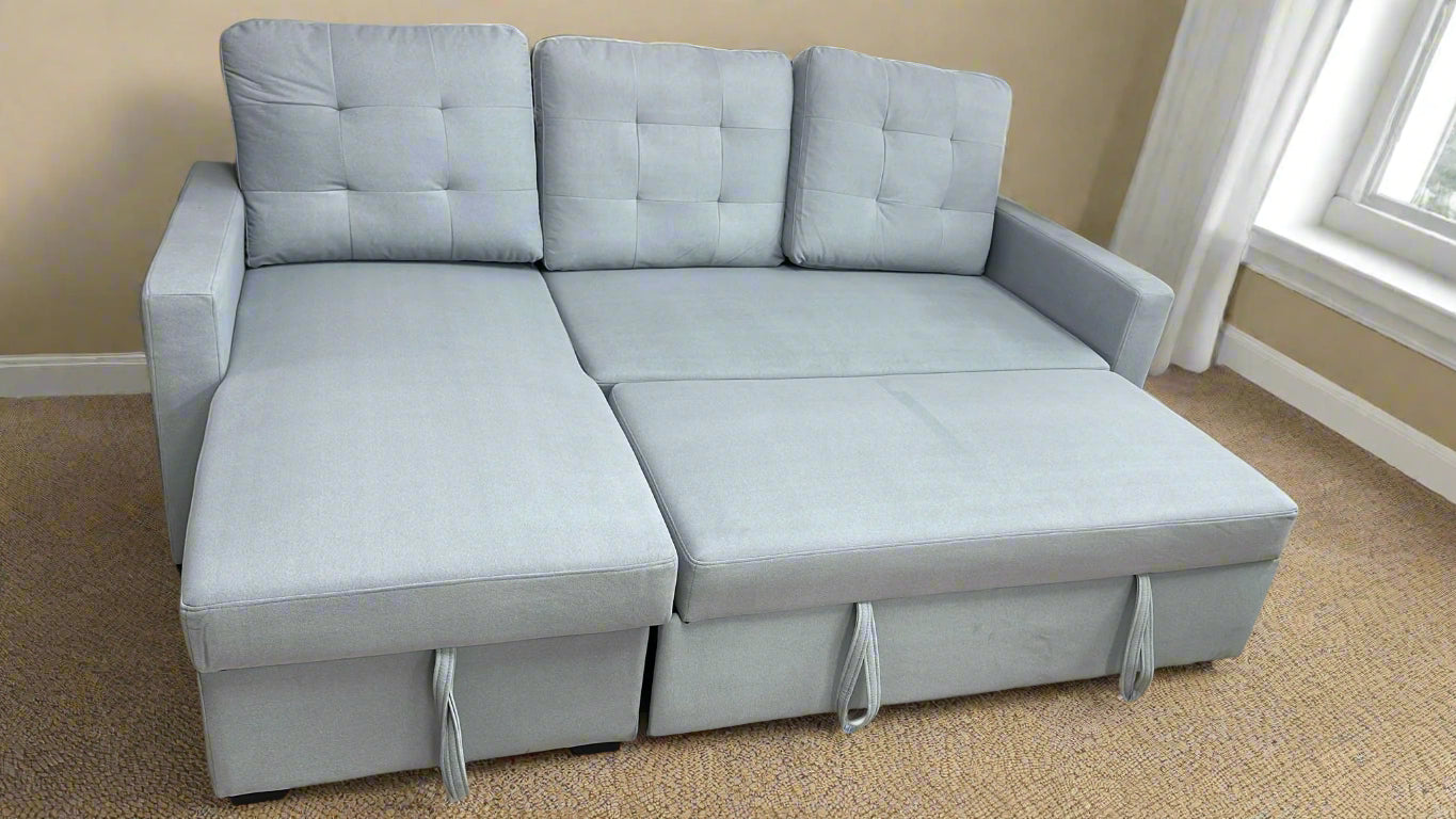 Ellora Reversible Sectional Sofa Bed 8901