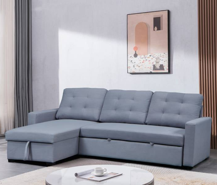 Ellora Reversible Sectional Sofa Bed 8901