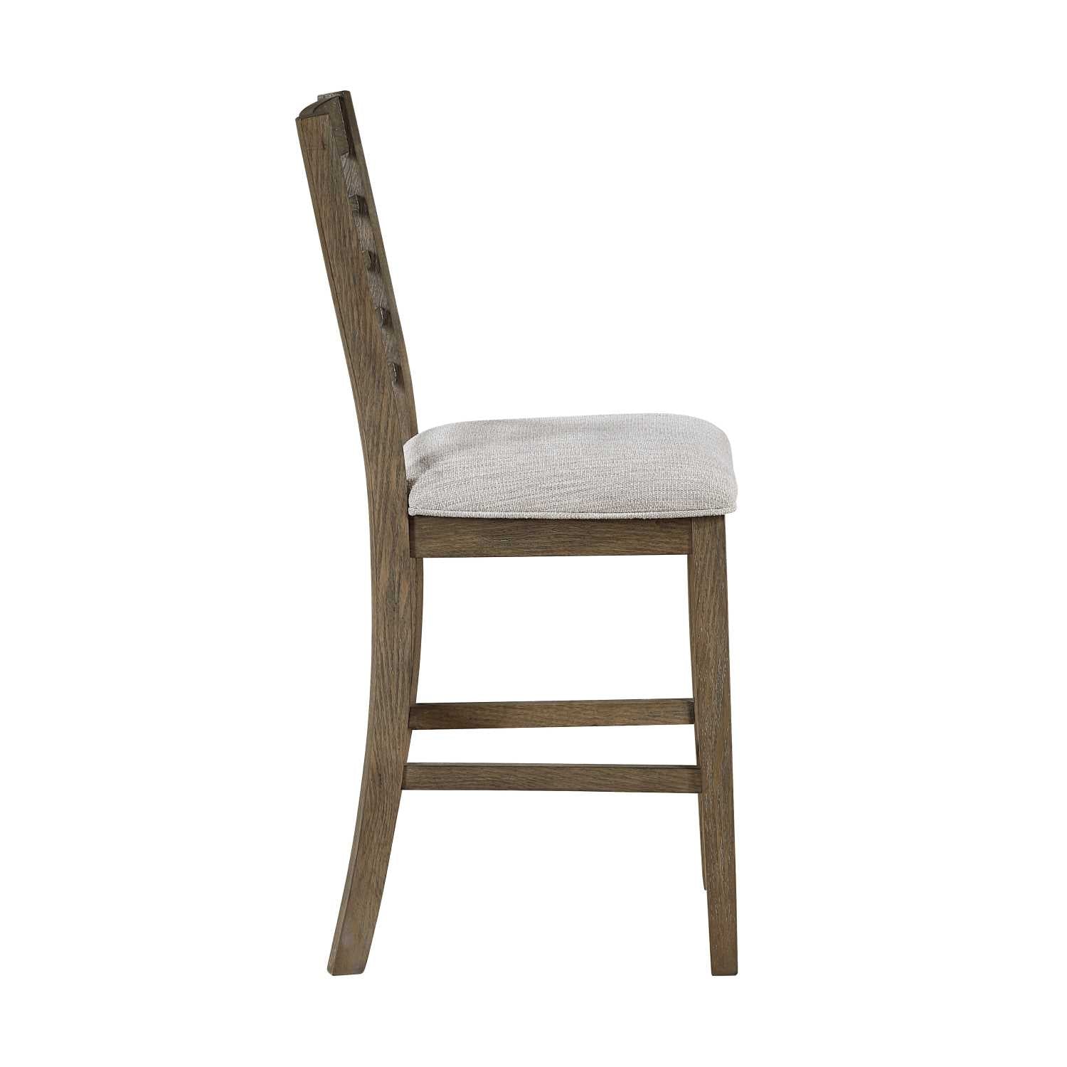 Emilia 6PC Counter Height Set Light Brown 5987