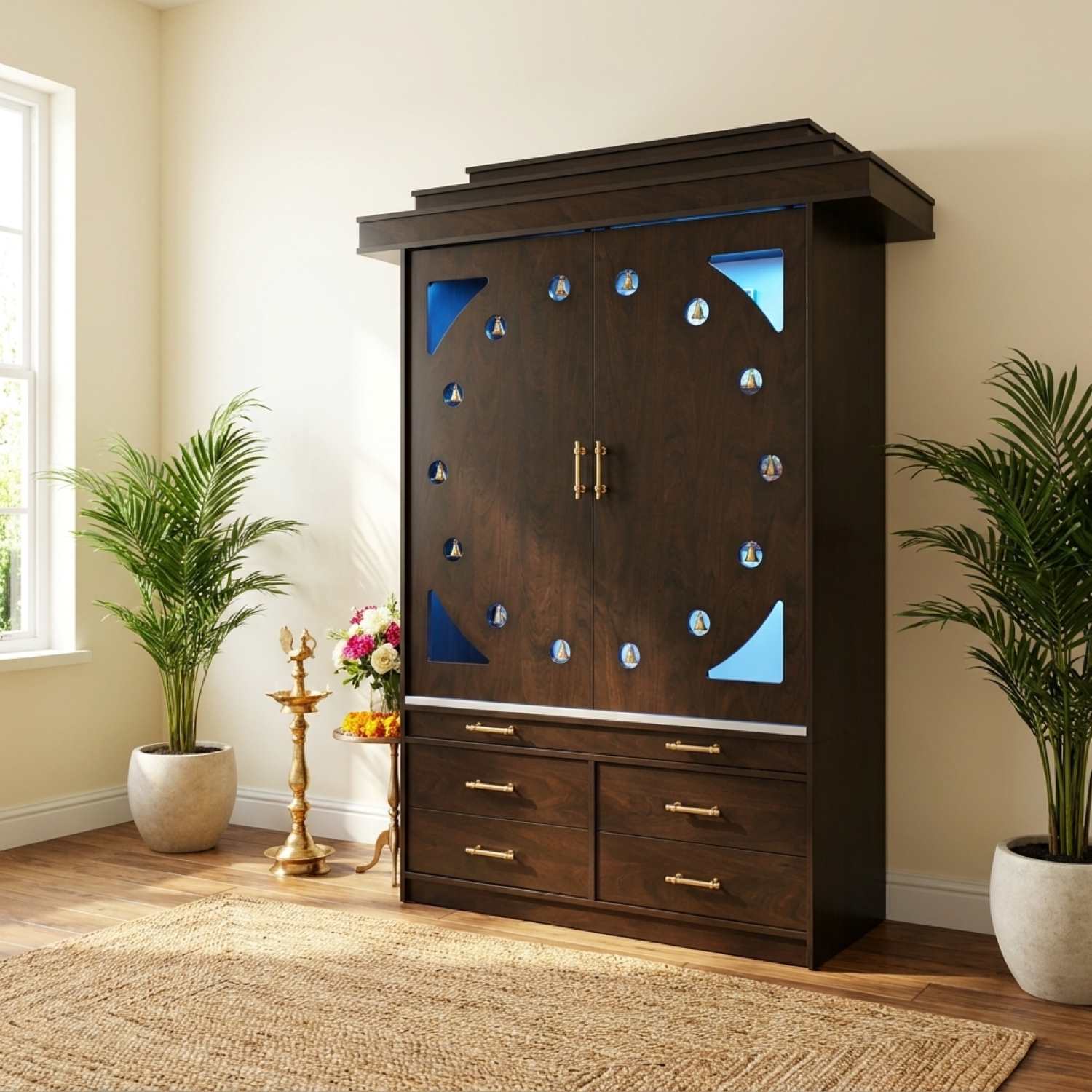 Ishwara Canadian Made Pooja Mandir