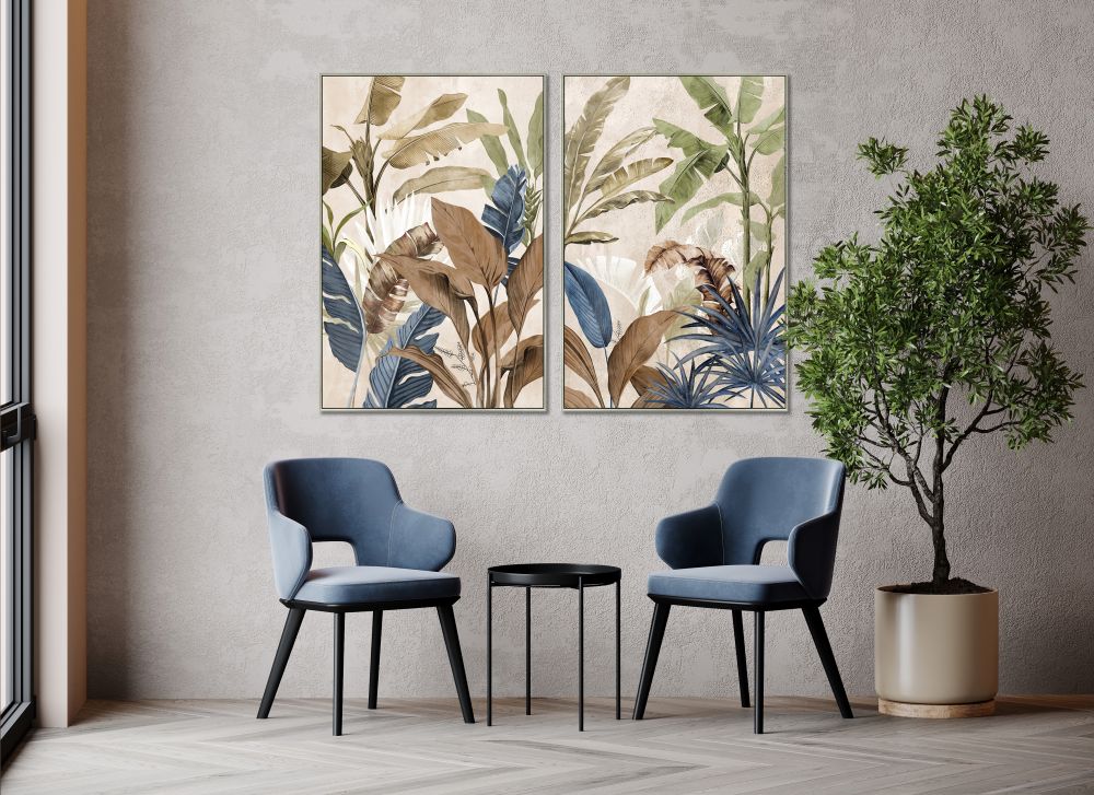 Tropical Shades 2 PC Floating Frame