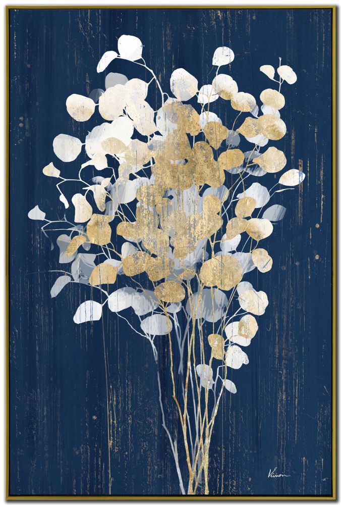 Golden Bouquet 2 PC Floating Frame