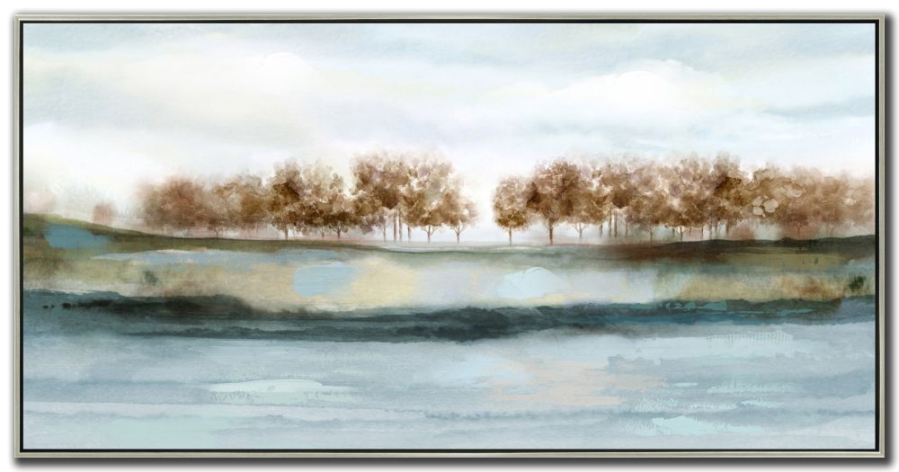 Treeline Horizon Canvas Art 28" x 56"