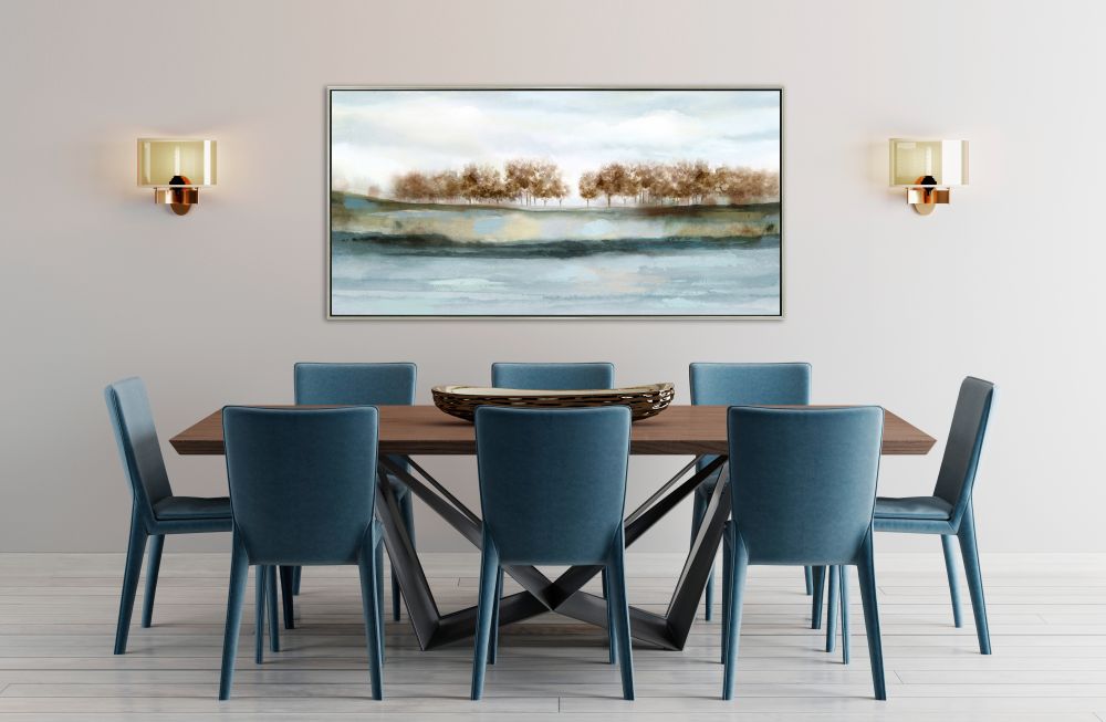 Treeline Horizon Canvas Art 28" x 56"