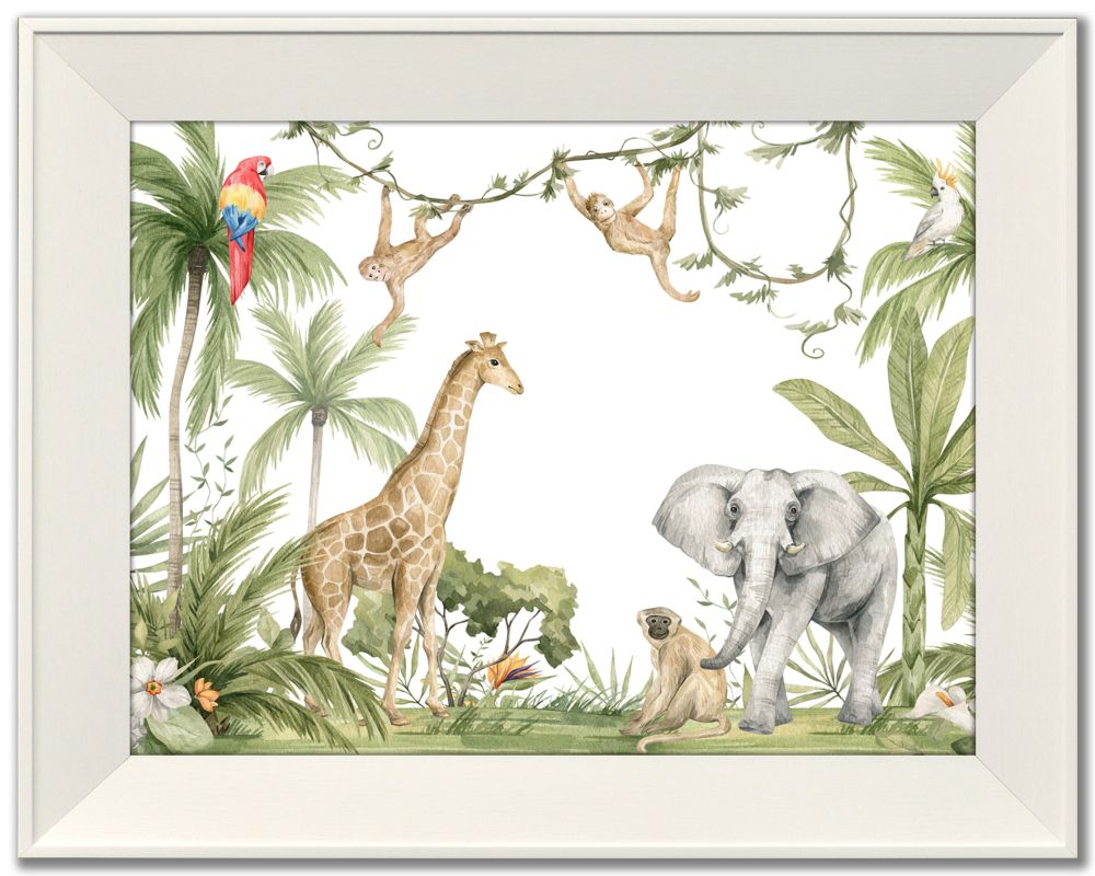 Safari Canvas Art 12" x 16"