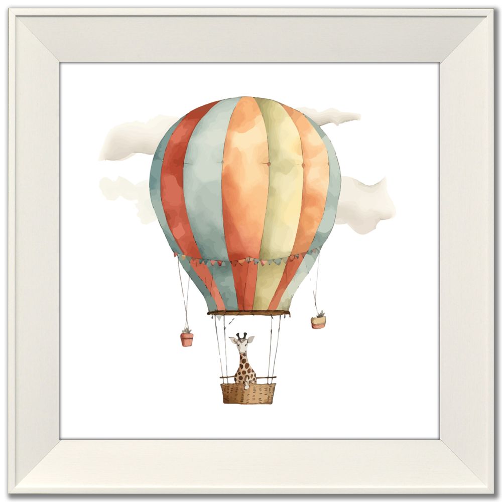 Giraffe Canvas Art 14" x 14"